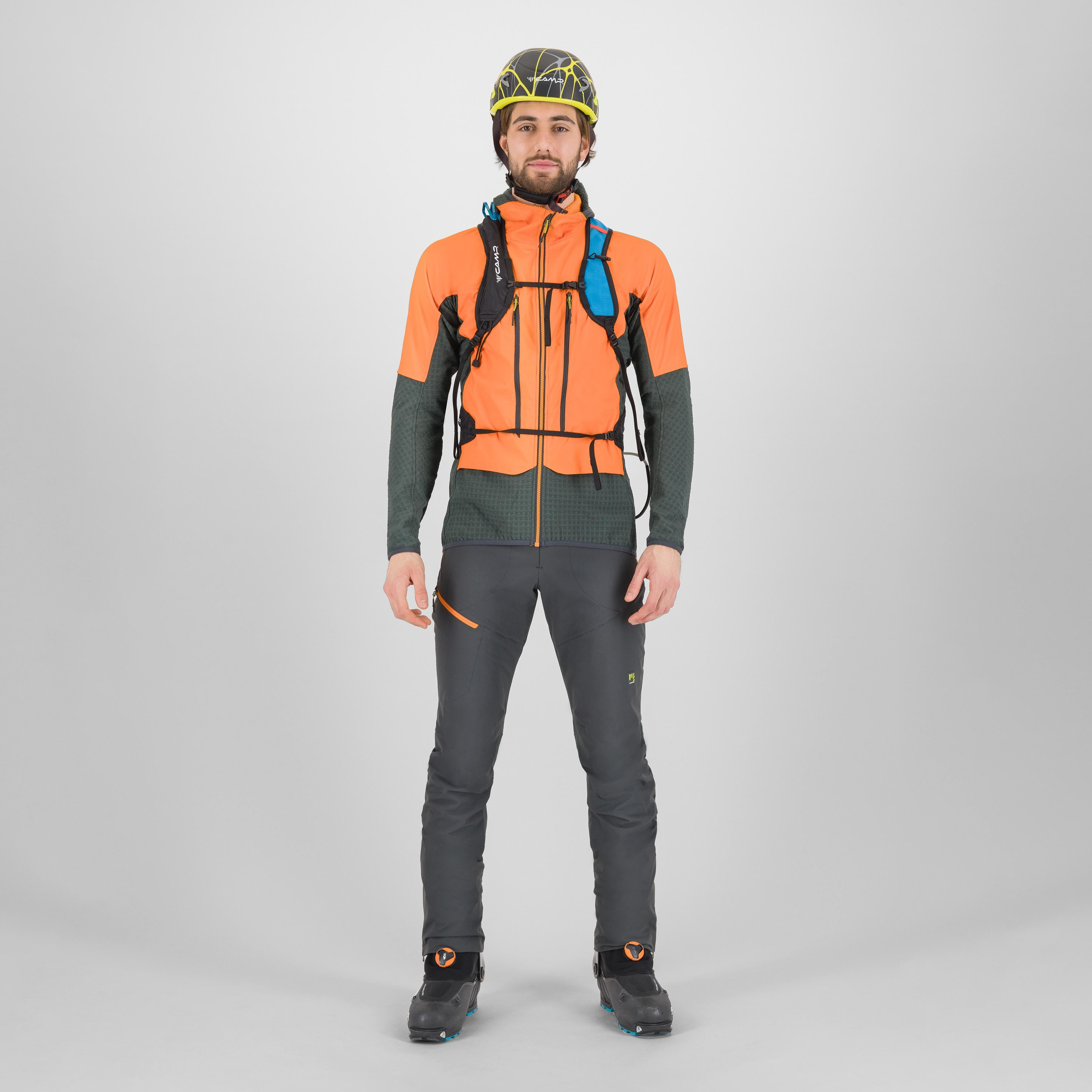 Alagna plus 2.0 jacket - vibr.orange/woodl.gray - karpos