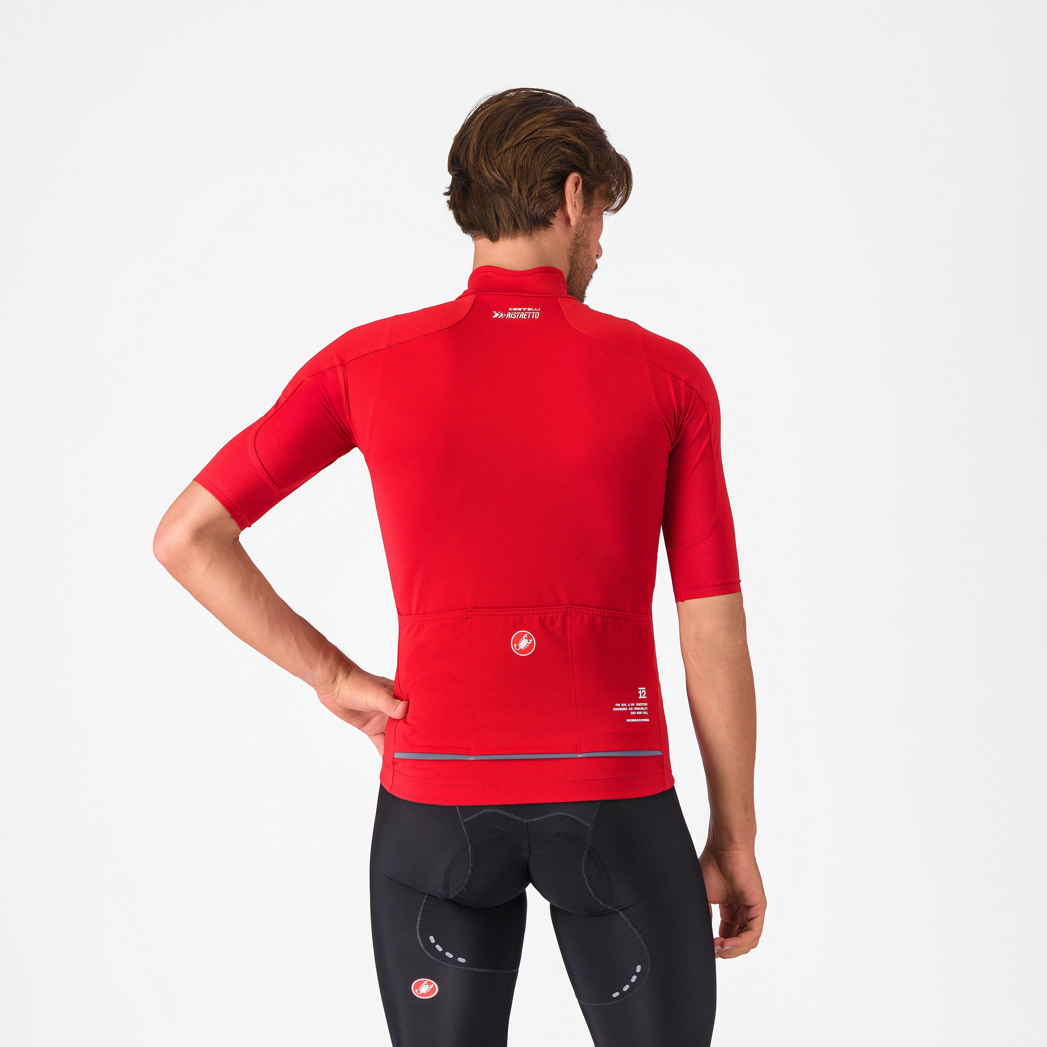 Do.di.ci. short sleeve jacket - rich red - castelli