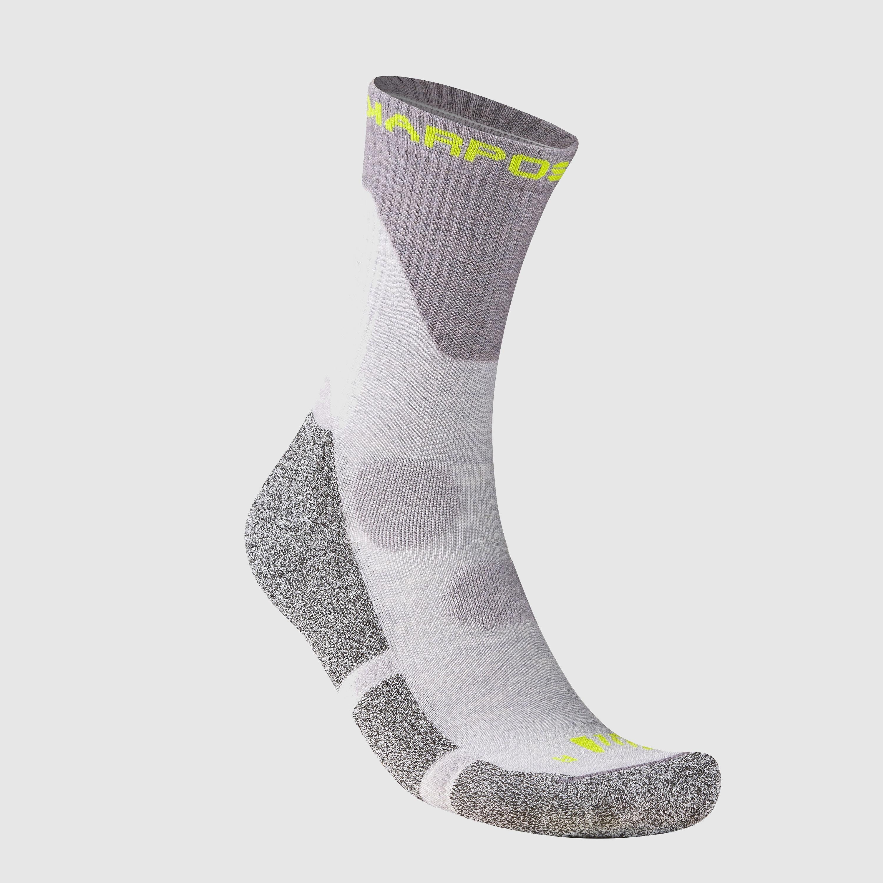 Hiking merino socks - glacier gray titanium - karpos