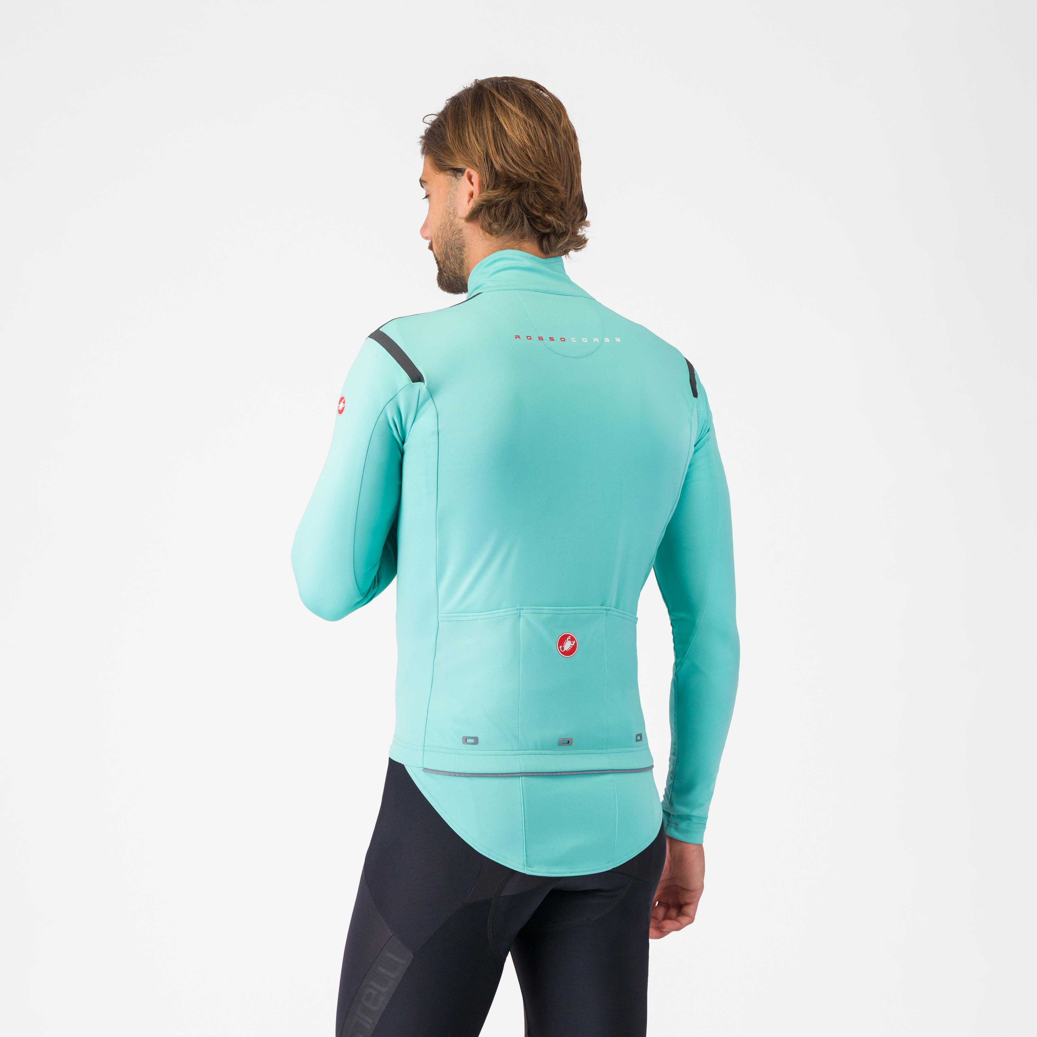 Perfetto ros 3 jacket - pool blue/black reflex - castelli