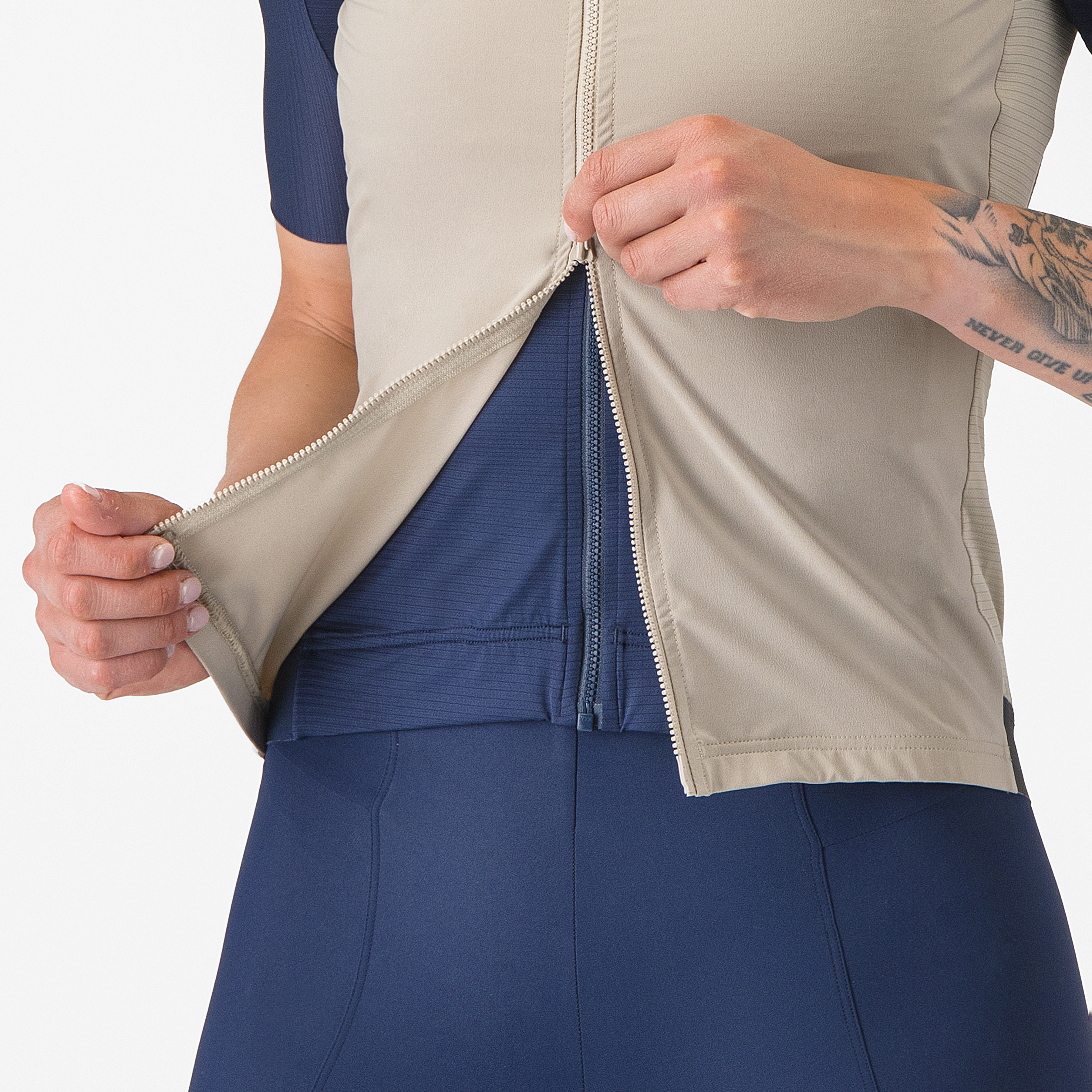 Espresso w vest - clay/dark gray - castelli