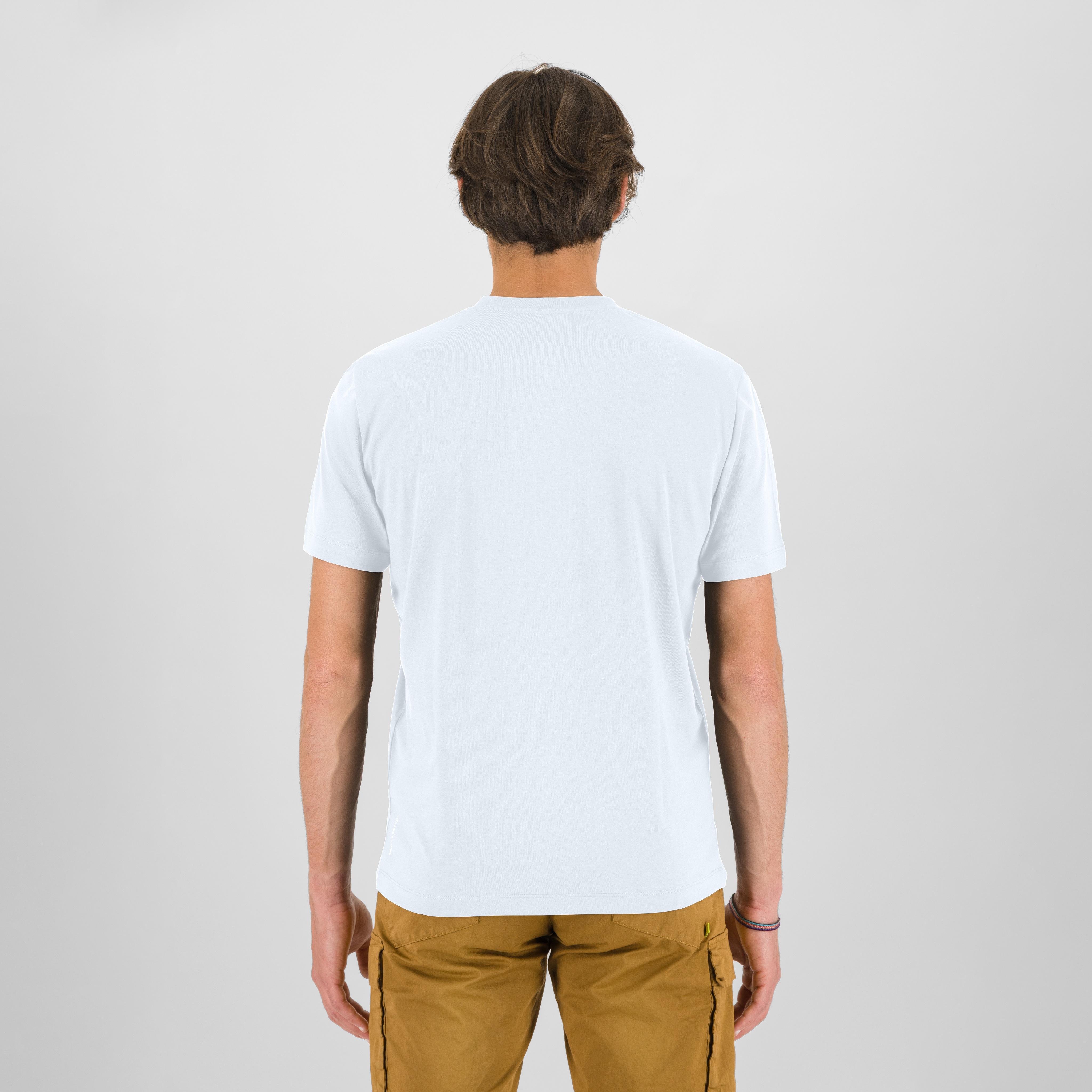 Outdoors trees t-shirt - bright white / print 1 - karpos