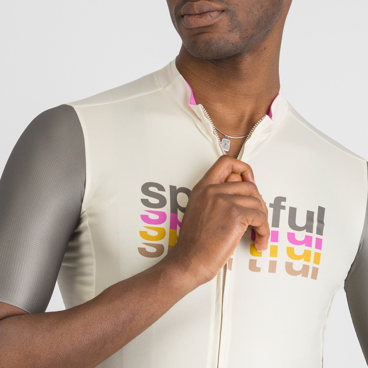 Supergiara 2 logo jersey - cream - sportful