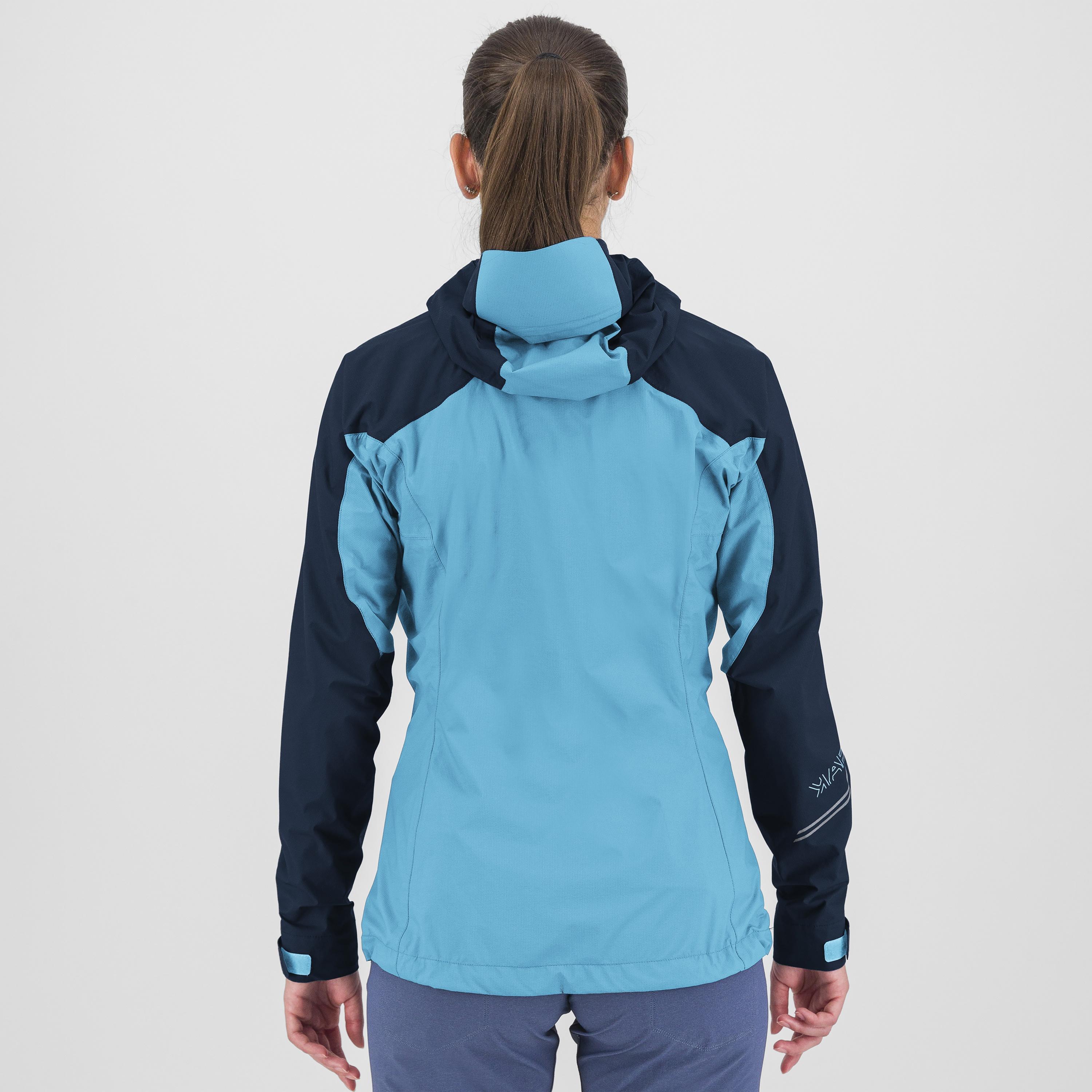 Lot rain w jacket - blue atoll/sky captain - karpos