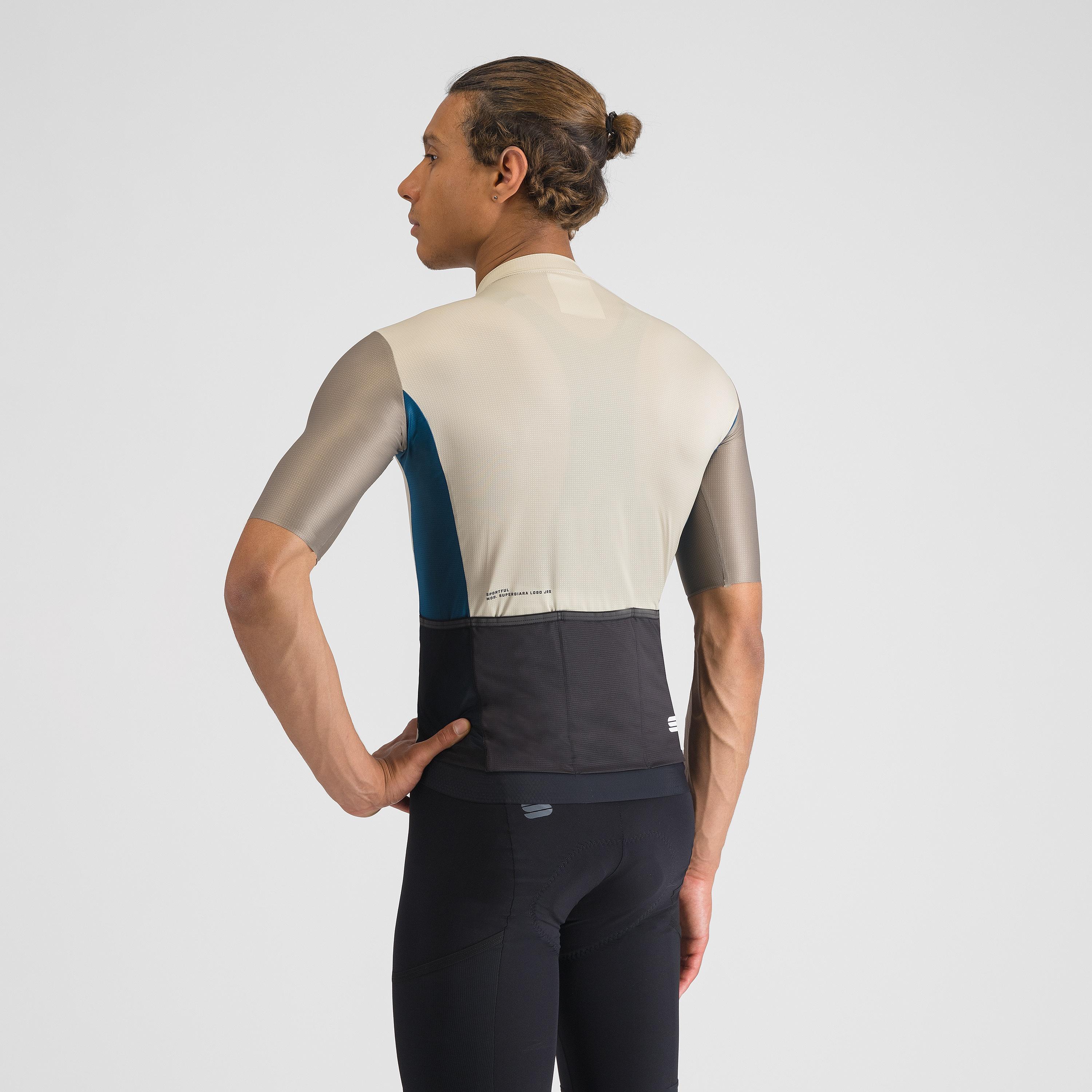 Supergiara logo jersey - abbey stone/olive green - sportful