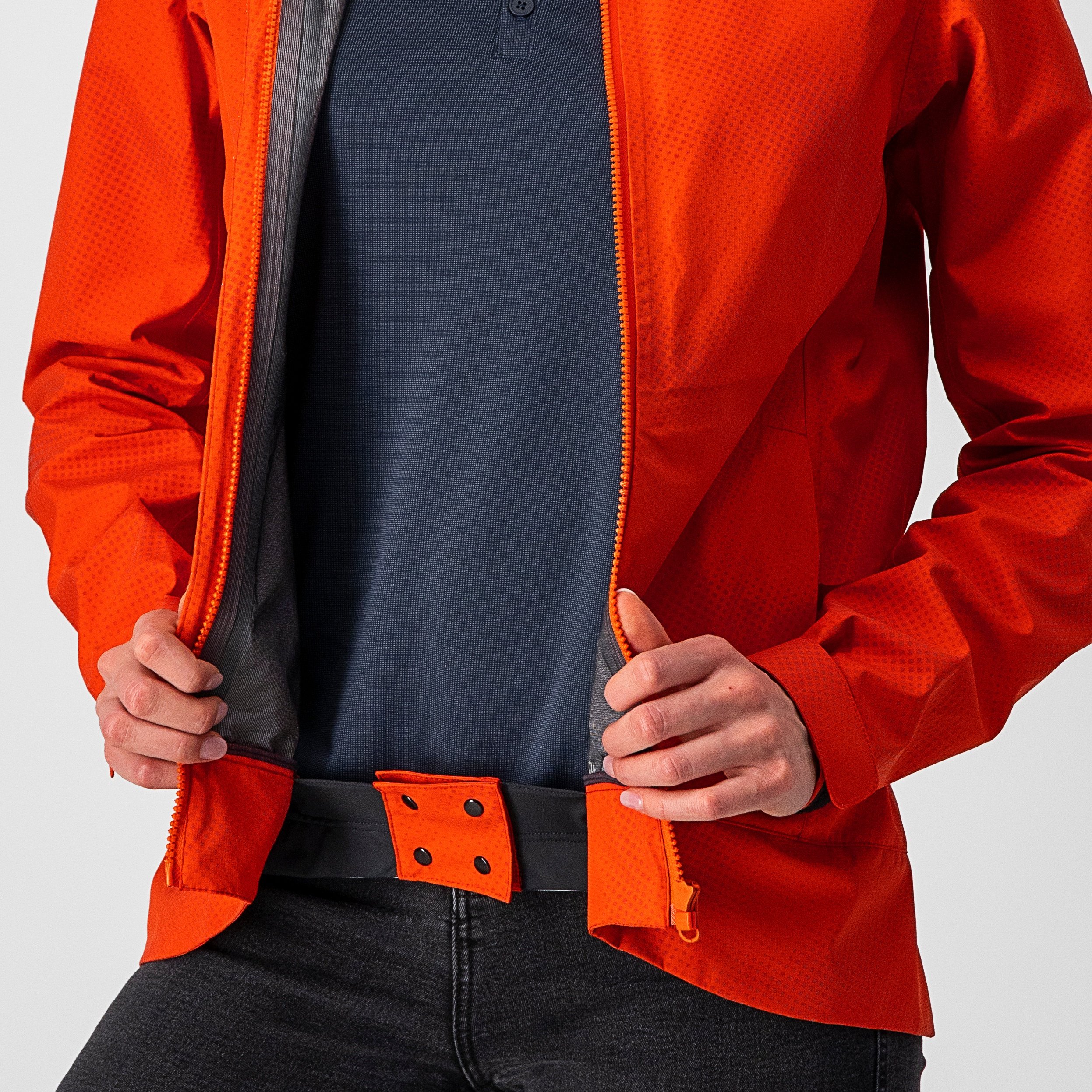 Commuter w reflex jacket - fiery red - castelli