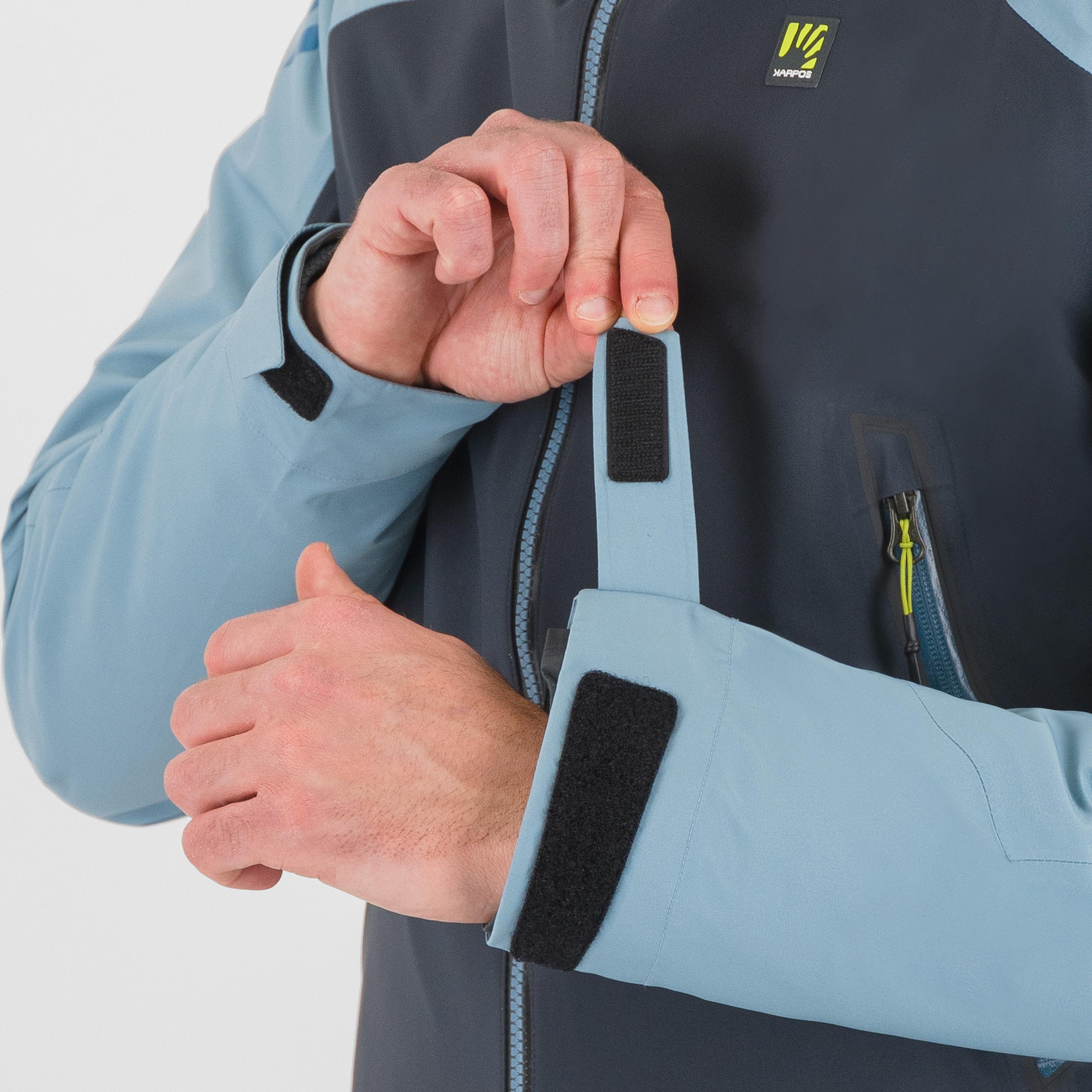 Storm evo jacket - woodl.gray/smoke blue - karpos