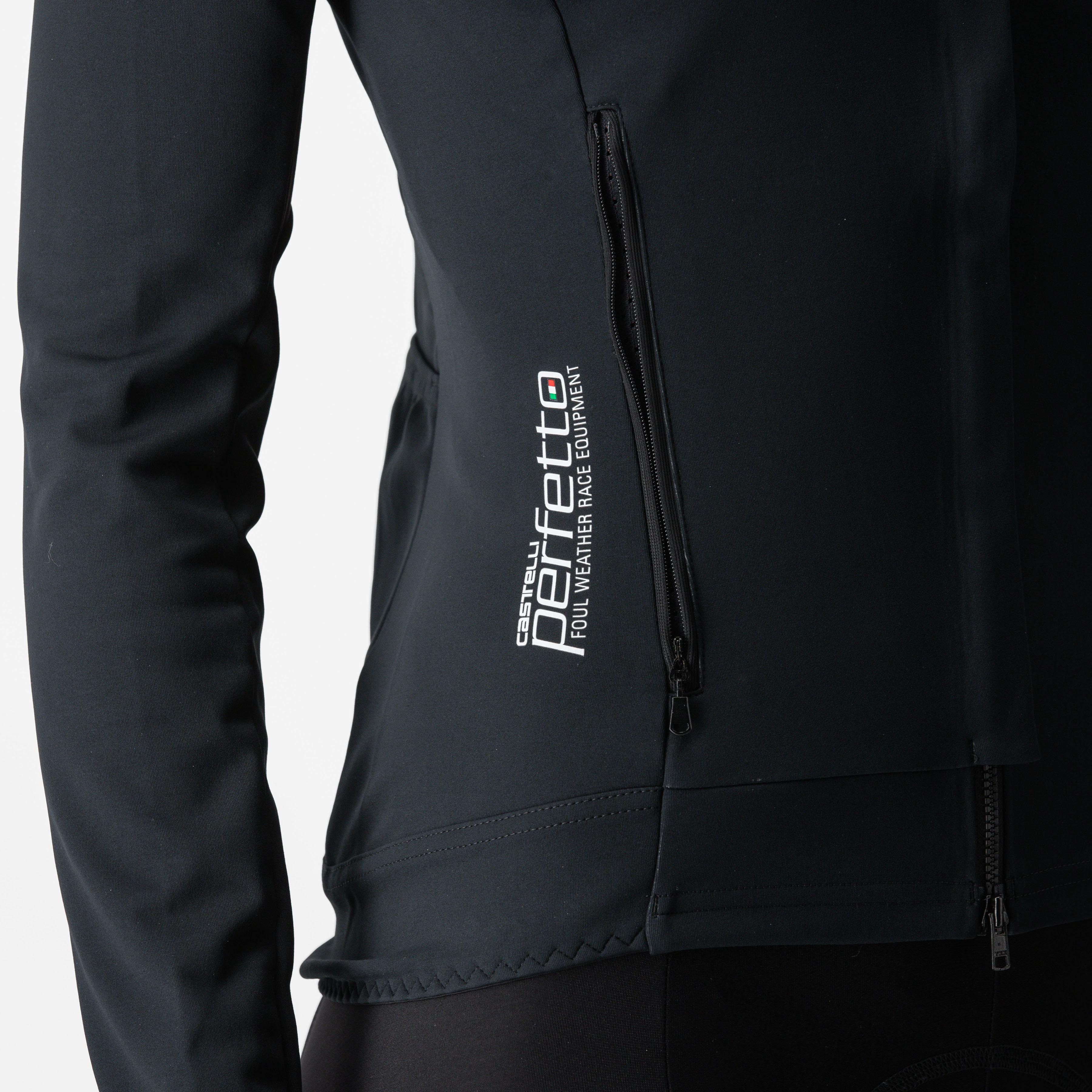 Perfetto ros 2 w jacket - light black/black - castelli