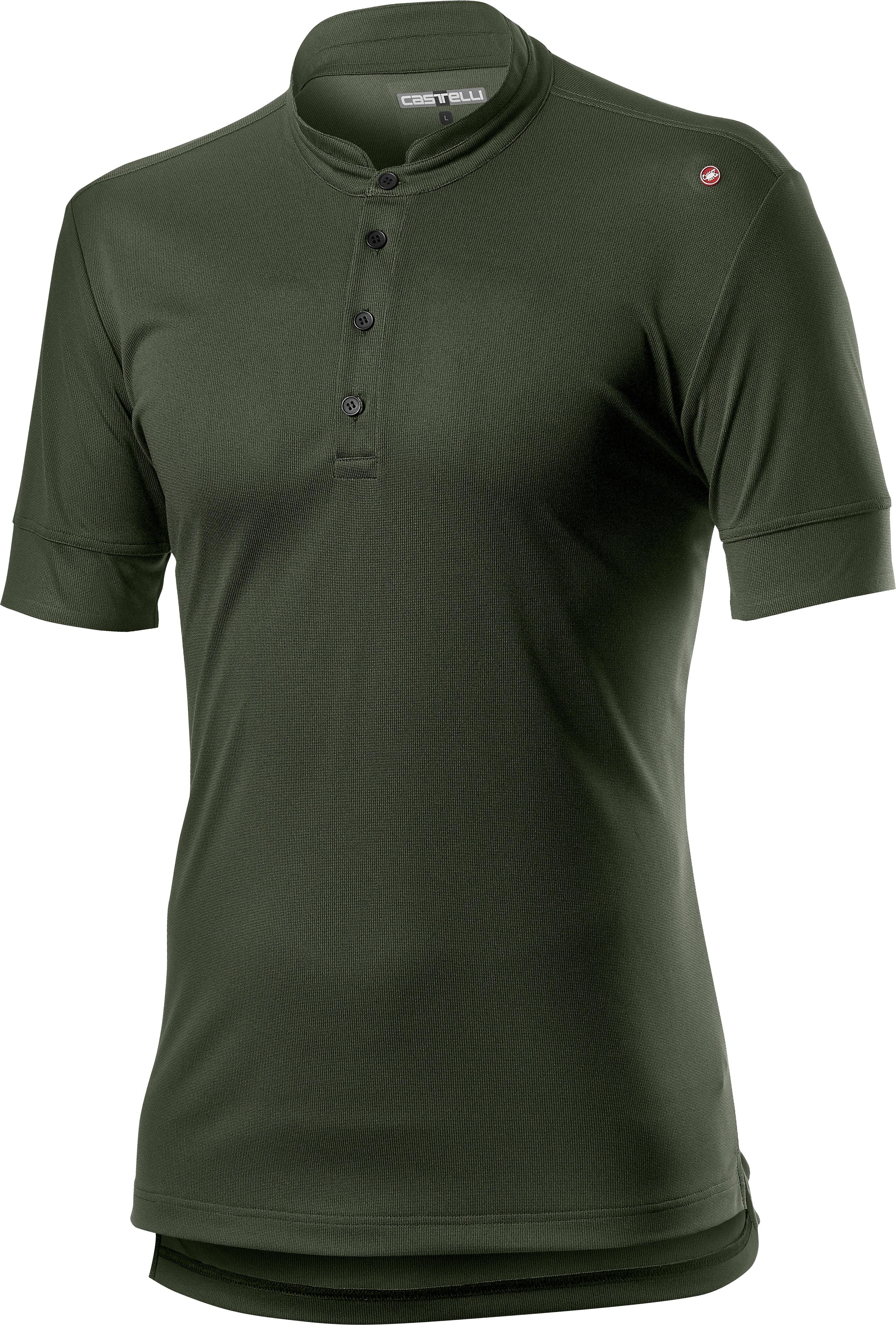 Tech polo - military green - castelli