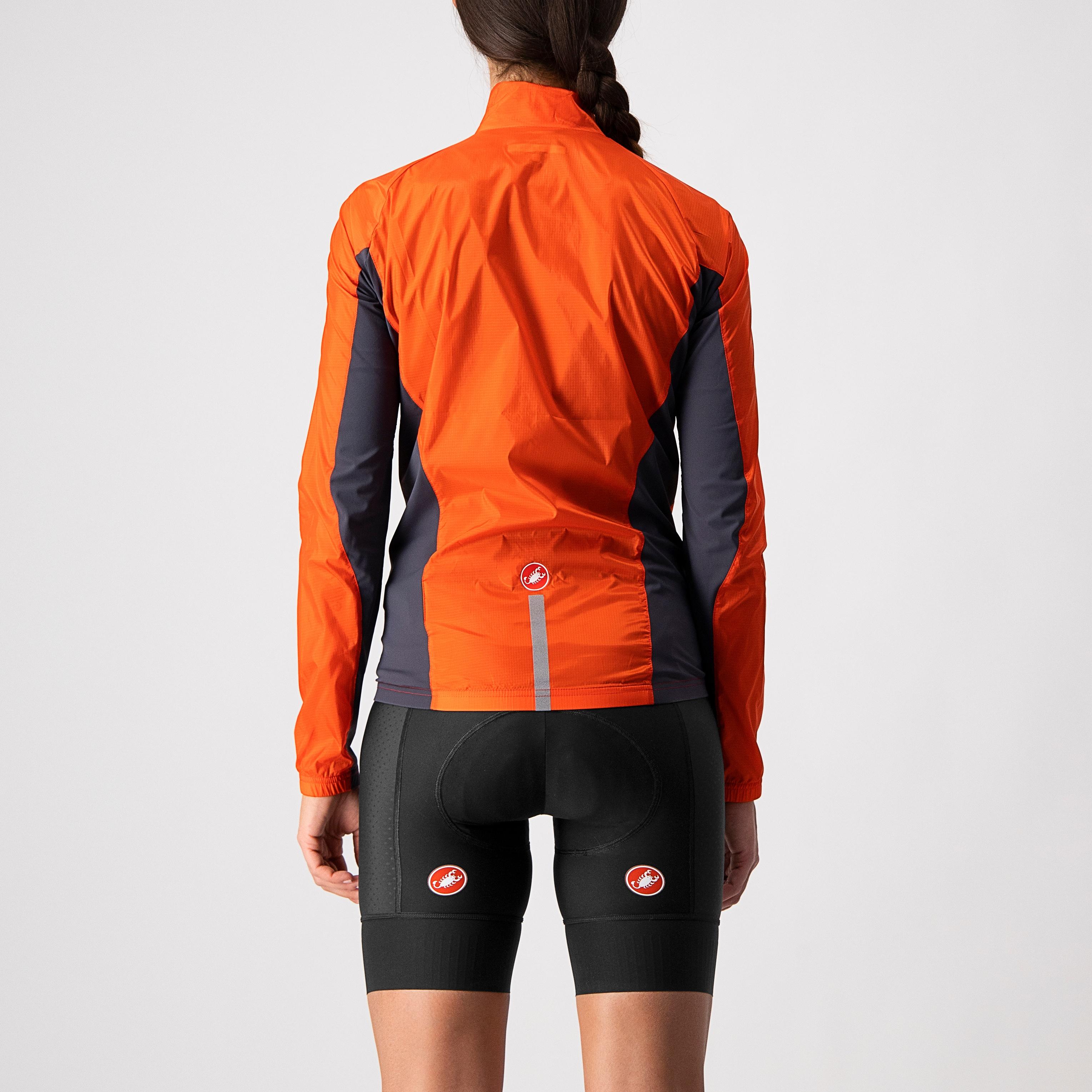 Squadra stretch  w jacket - fiery red/dark gray - castelli