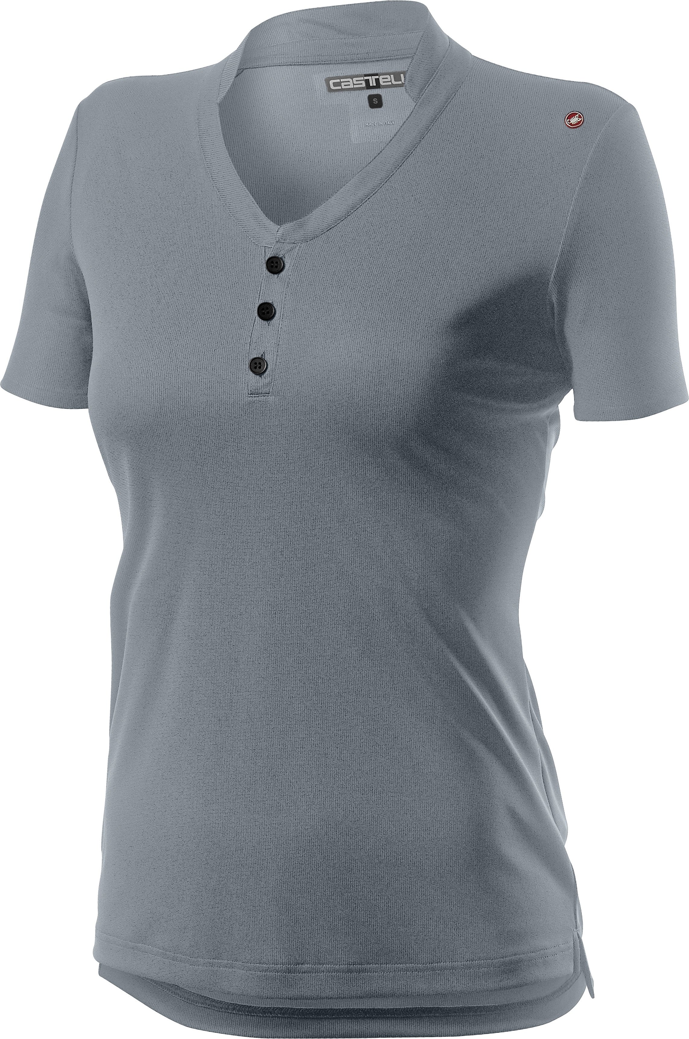 Tech w polo - silver gray - castelli