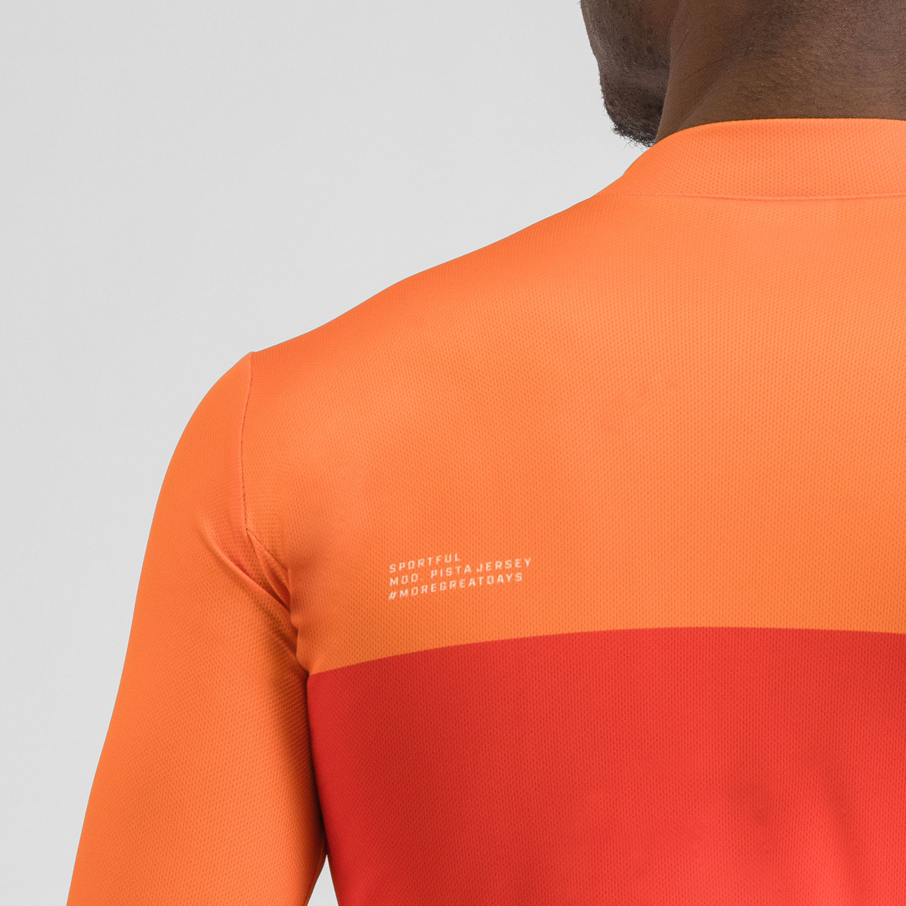 Pista thermal jersey - red orange black - sportful
