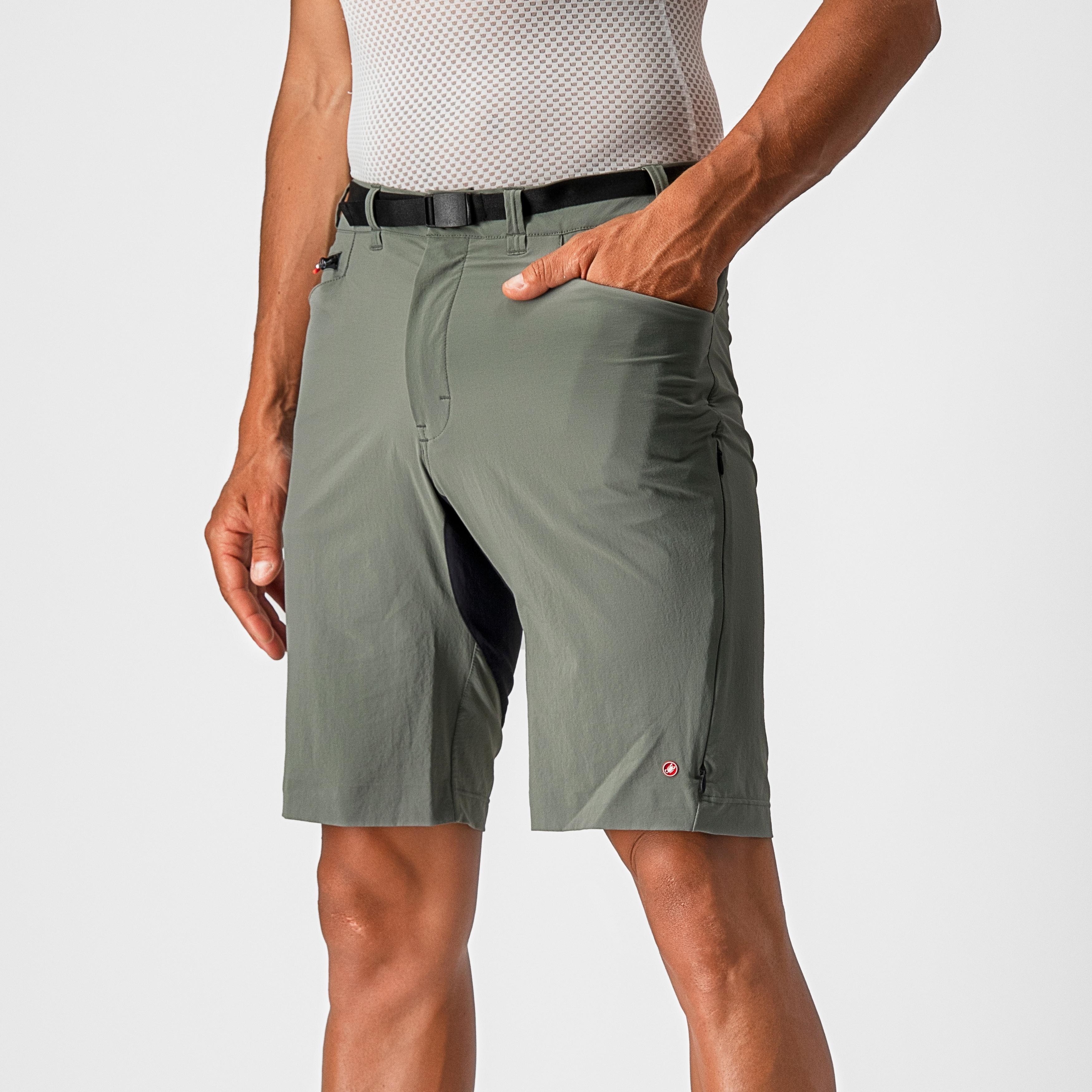 Unlimited trail baggy short - forest gray - castelli