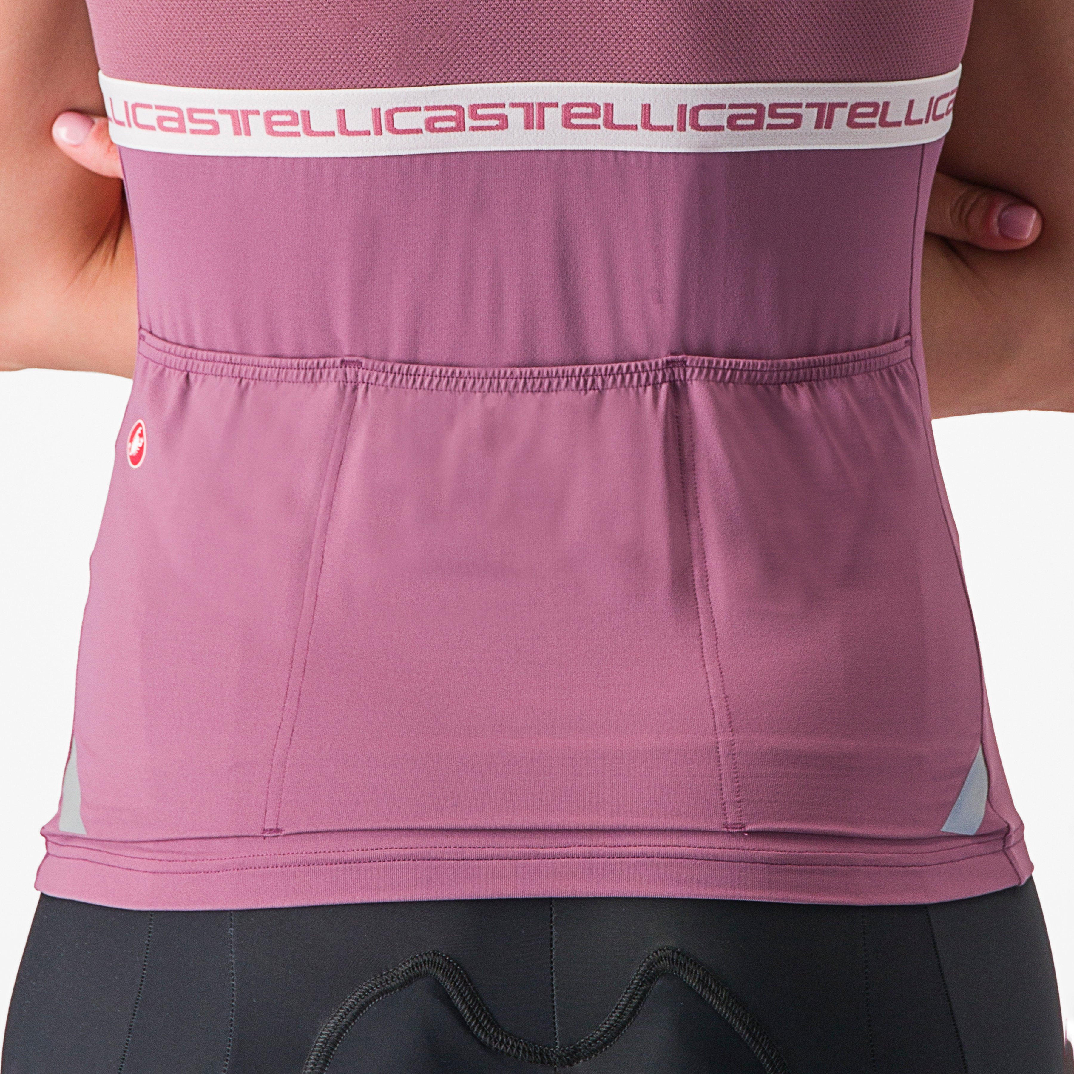 Bavette top - deep purple/ivory - castelli