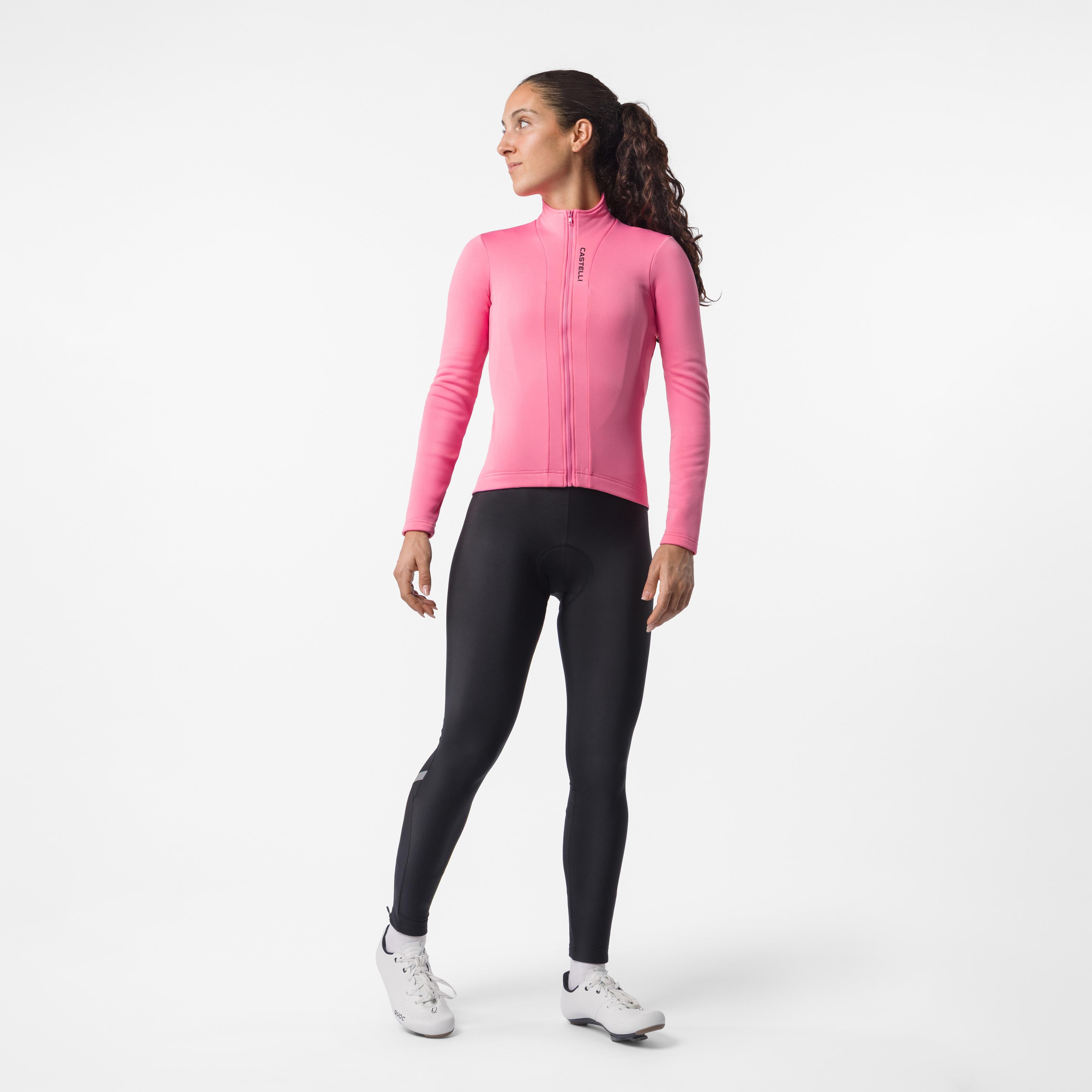Sinergia 3 jersey fz - rosa giro - castelli