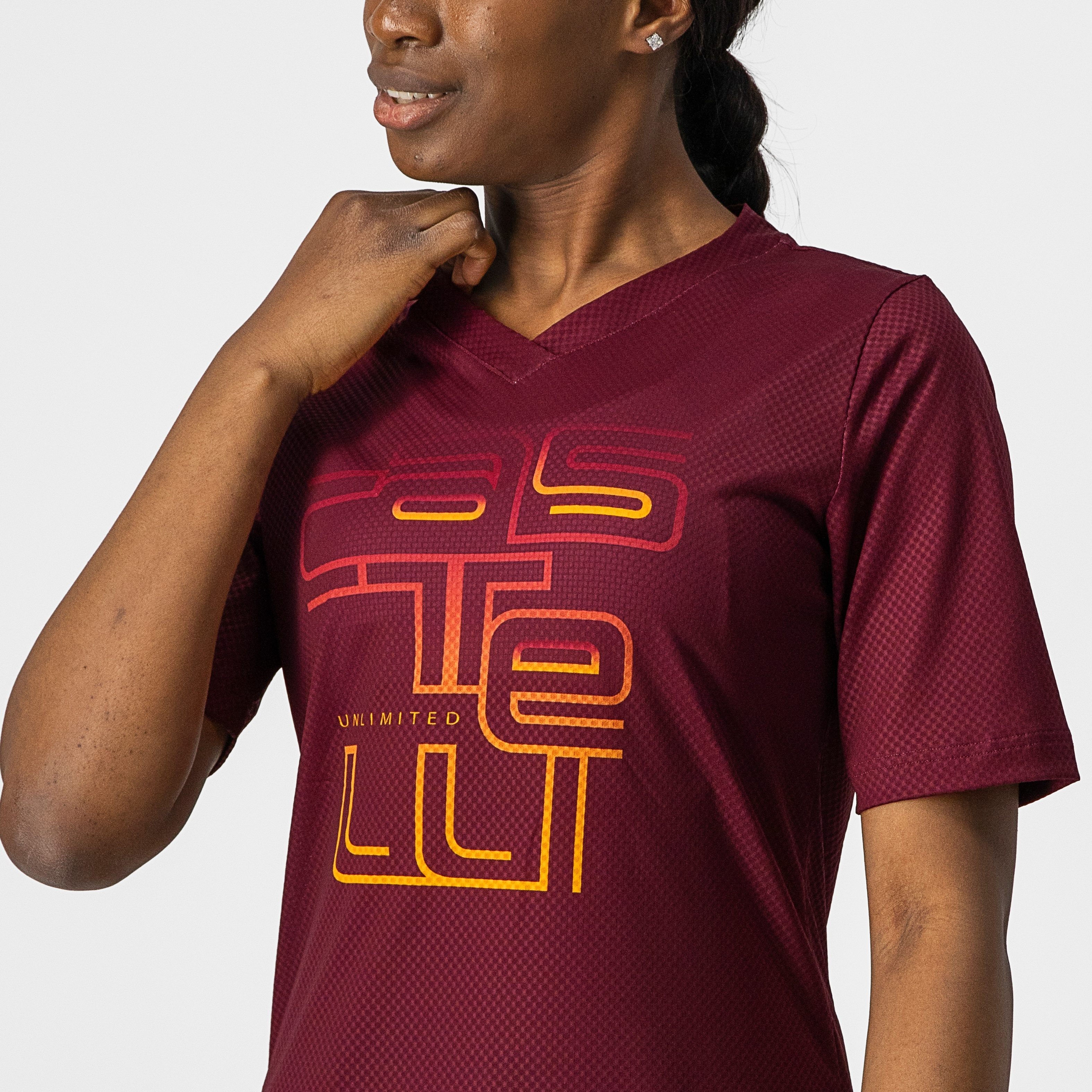 Trail tech w tee - barbaresco red - castelli