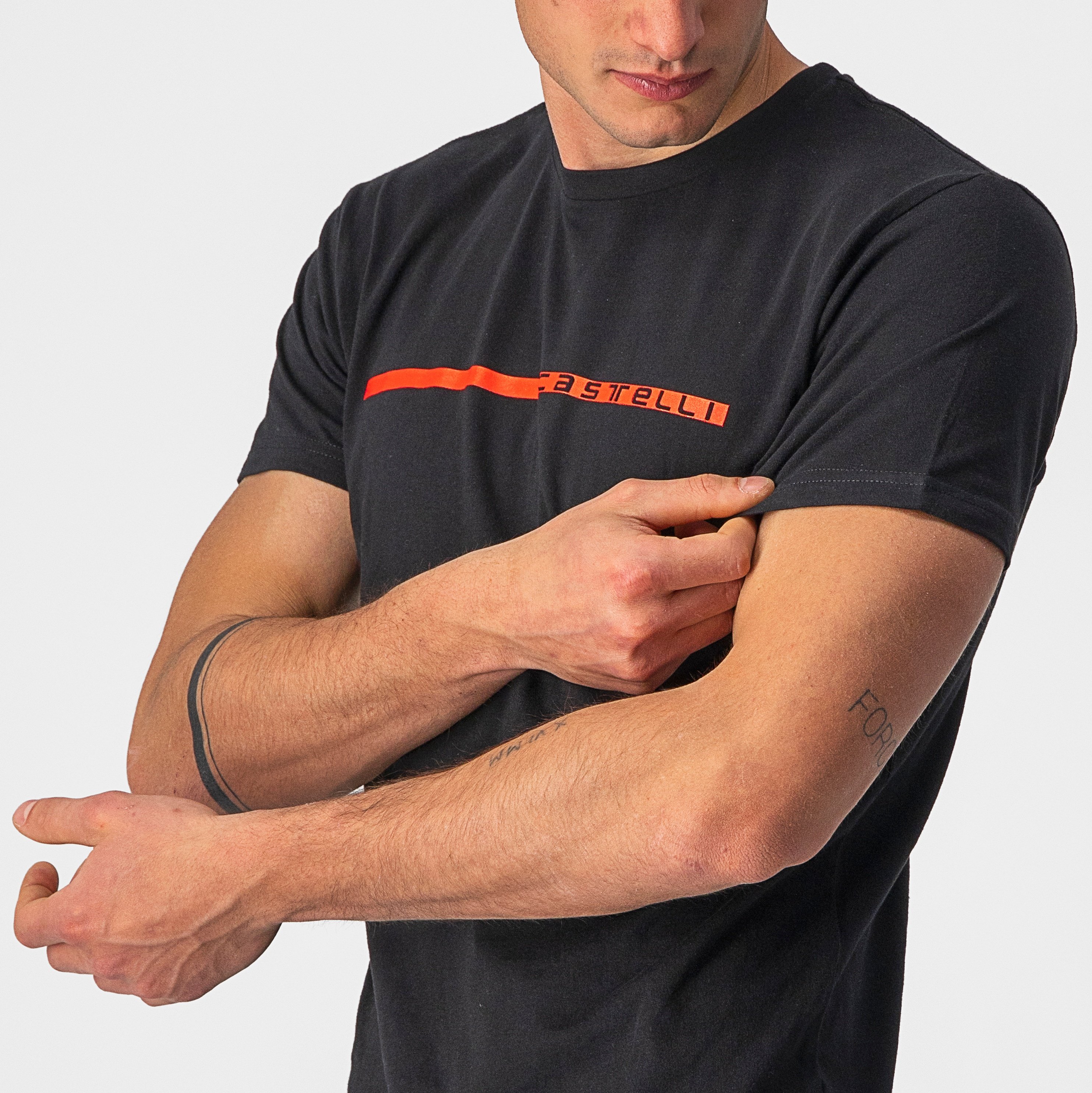 Ventaglio tee - black/red - castelli