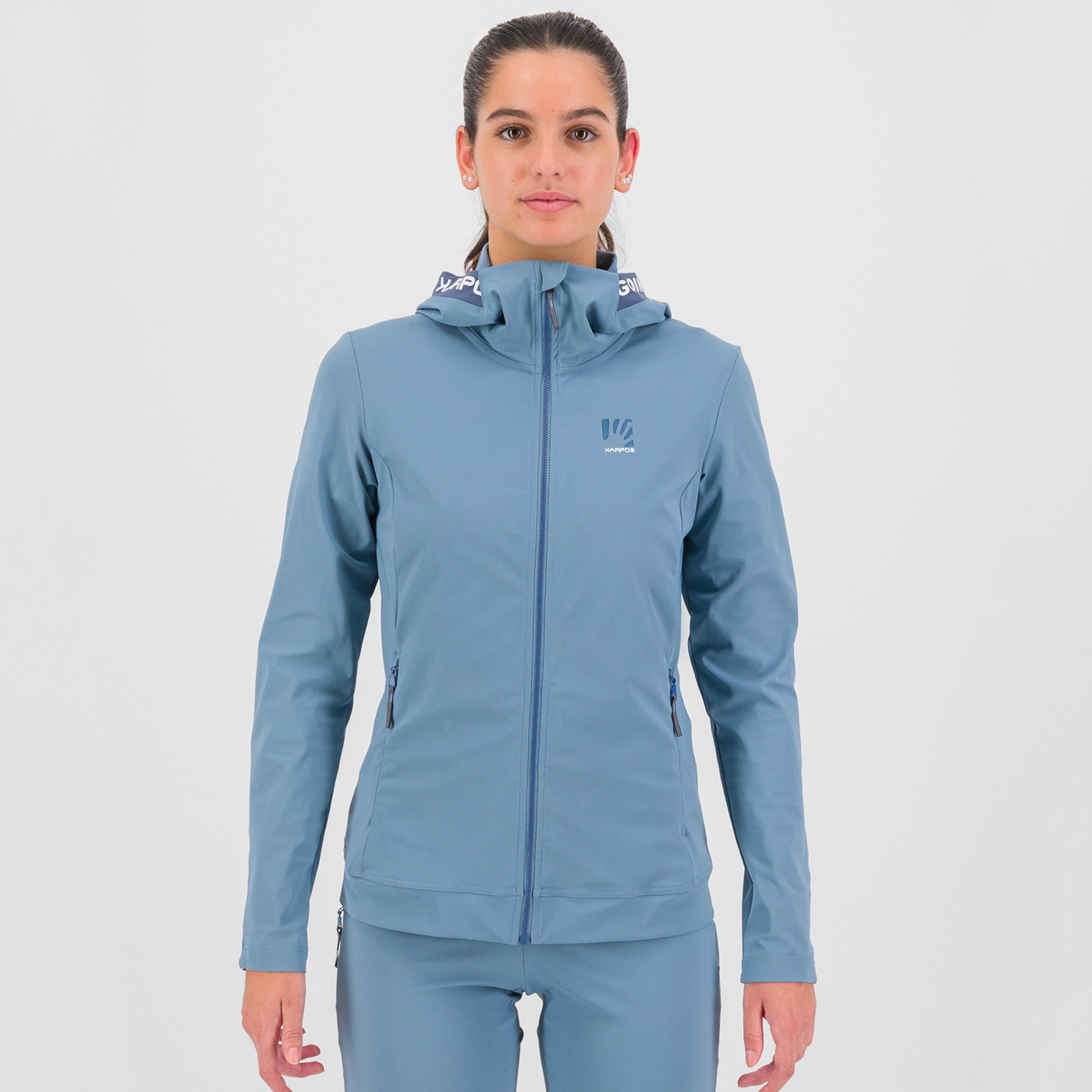 Easyfrizz w full-zip hoodie - spring lake/vintage indigo - karpos