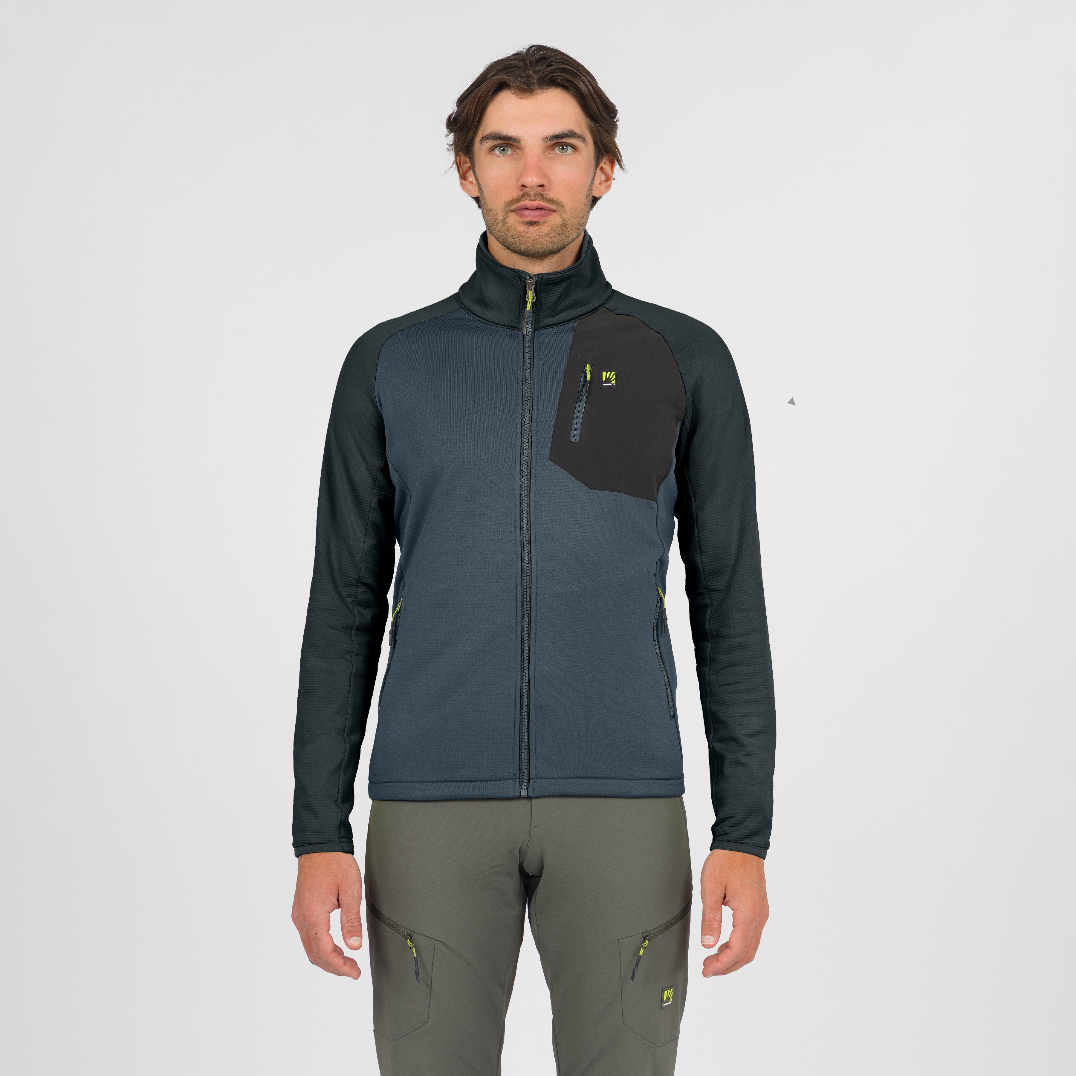 Odle evo full zip fleece - dark slate/woodl.gray - karpos