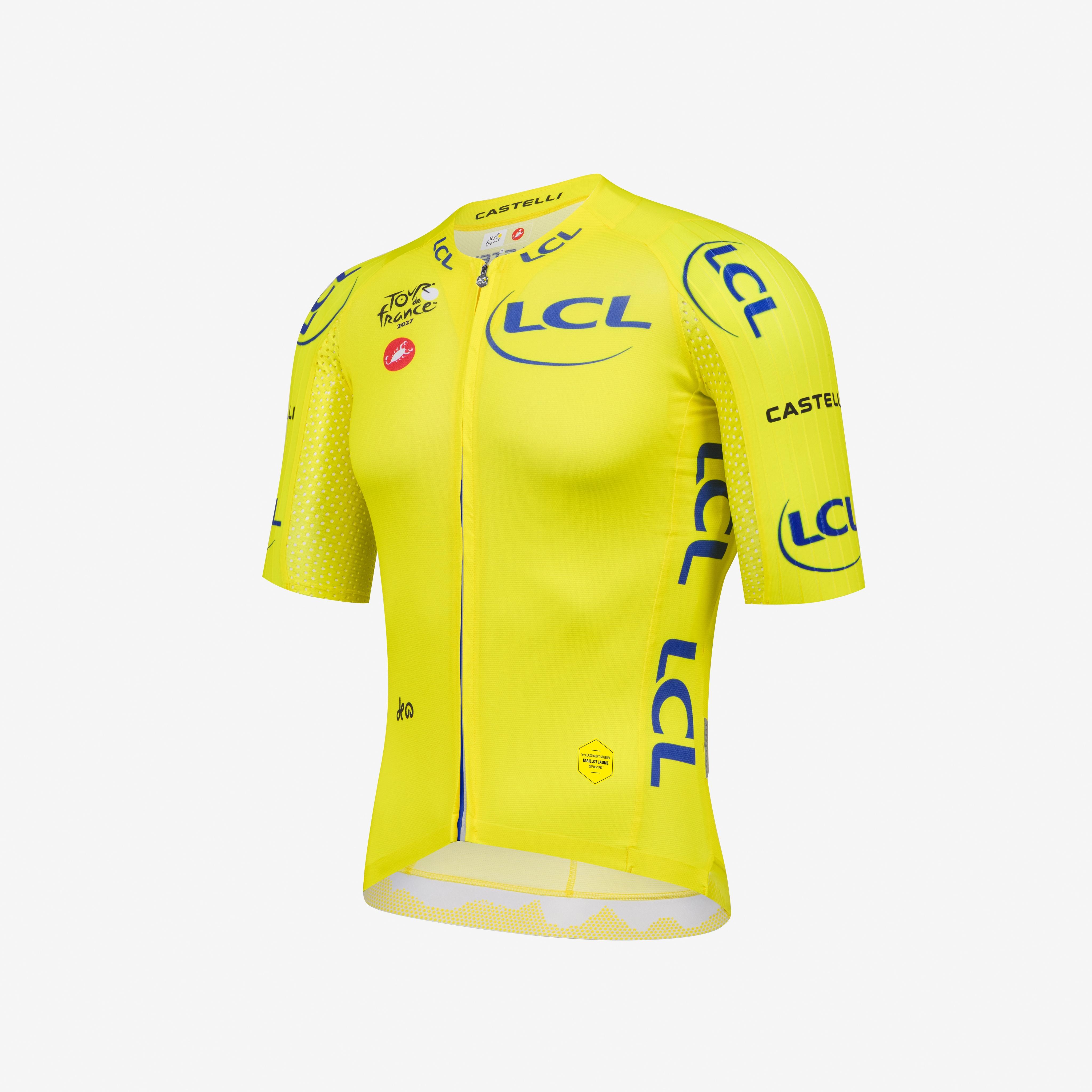 Tdf leader jersey aero race - yellow f - castelli