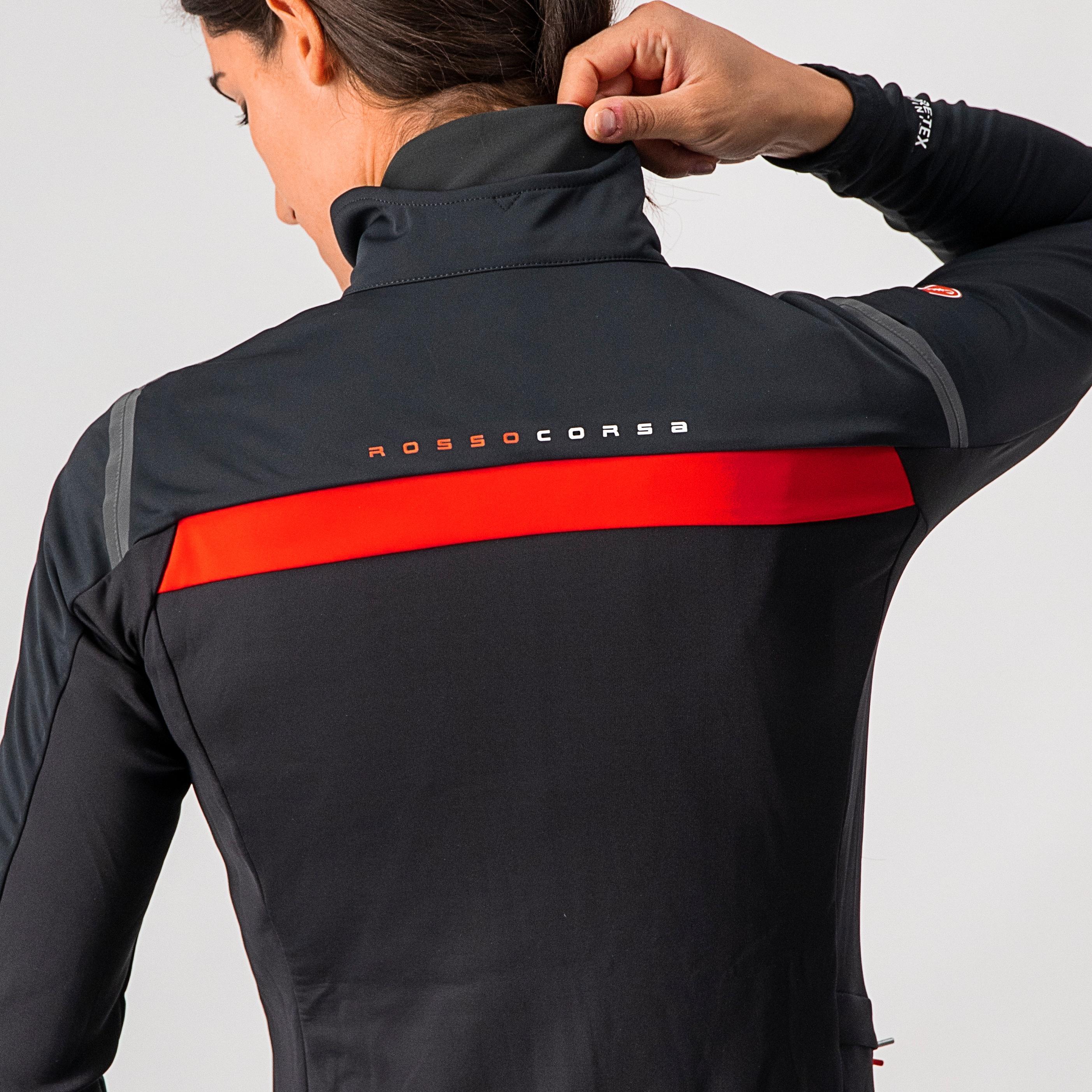 Alpha ros 2 w light jacket - light black/black reflex - castelli