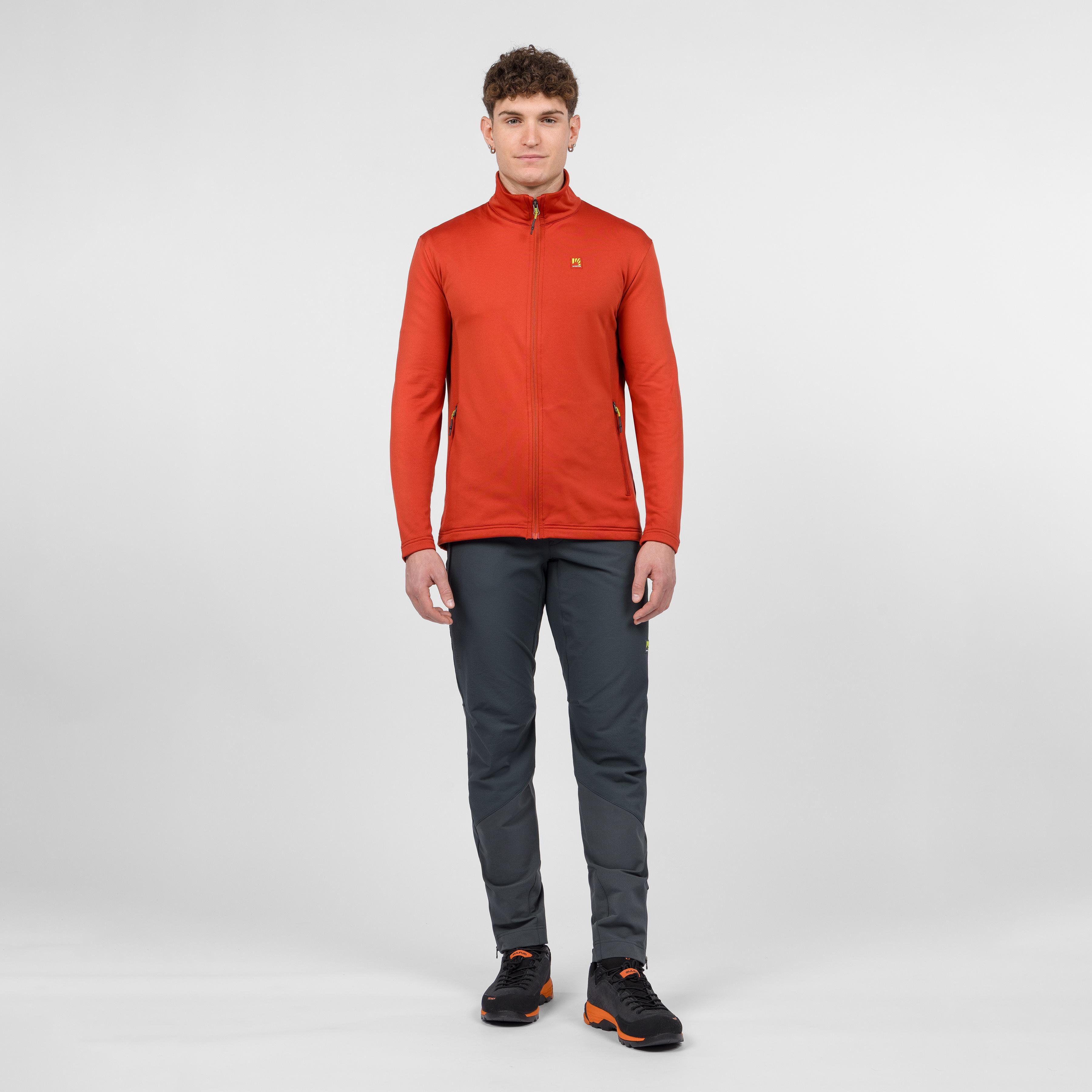 Pizzocco evo full zip fleece - fire - karpos