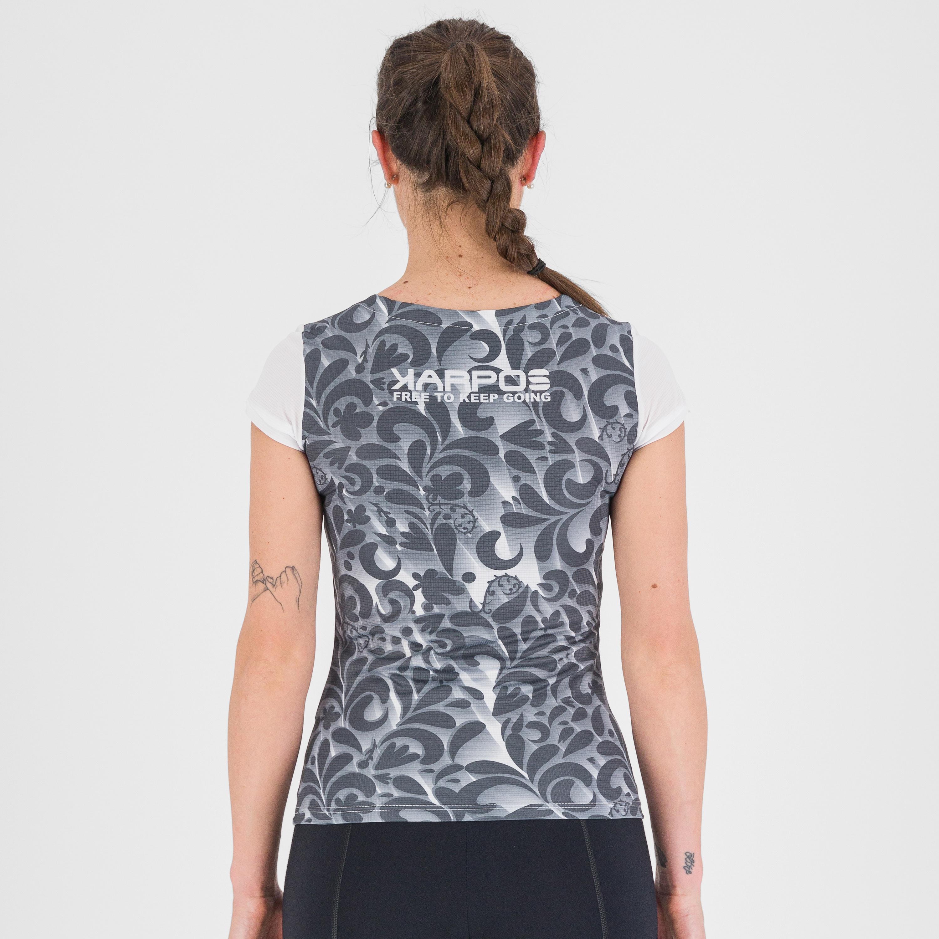 Loma print w jersey - white/ombre blue - karpos