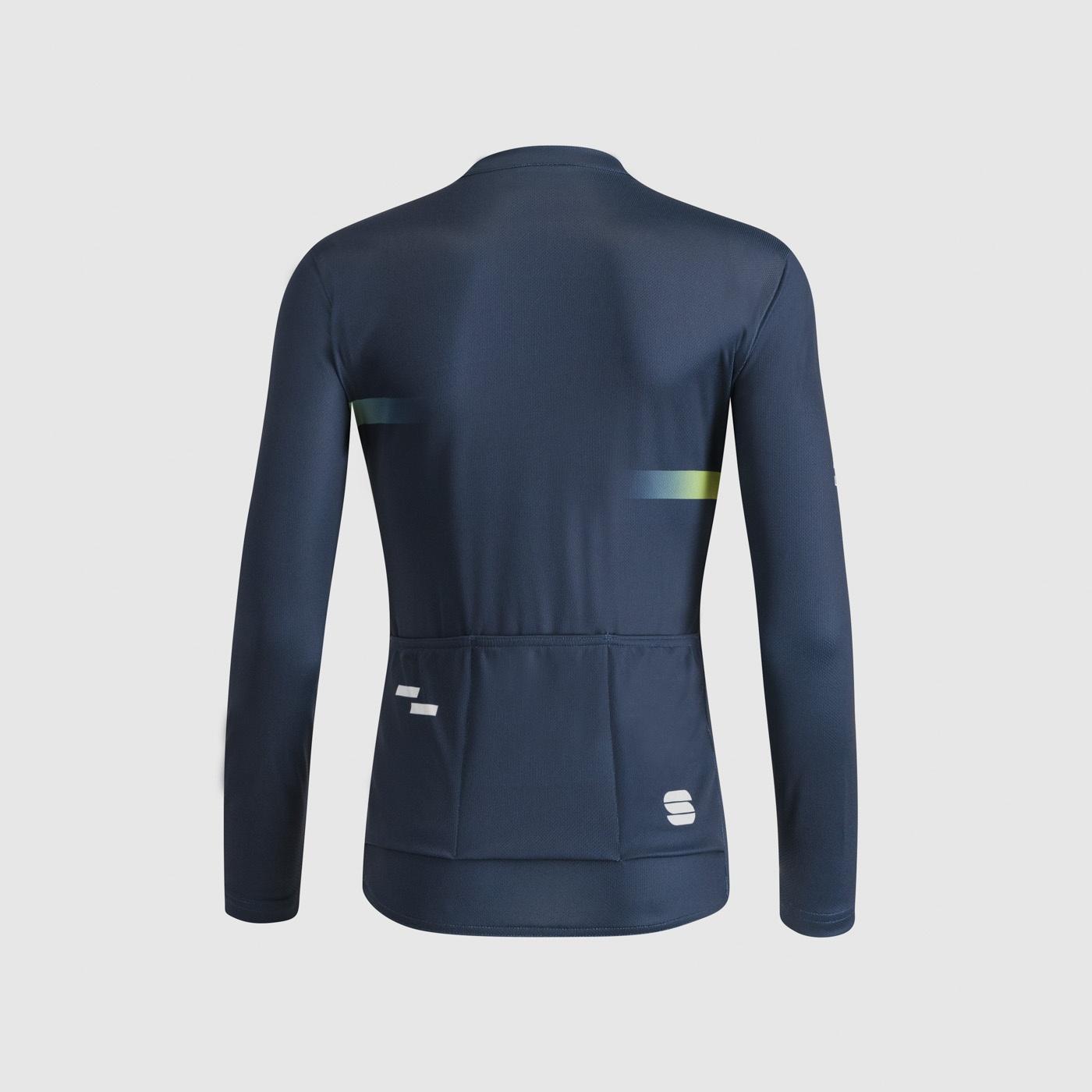 Kid gruppetto thermal jersey - galaxy blue - sportful