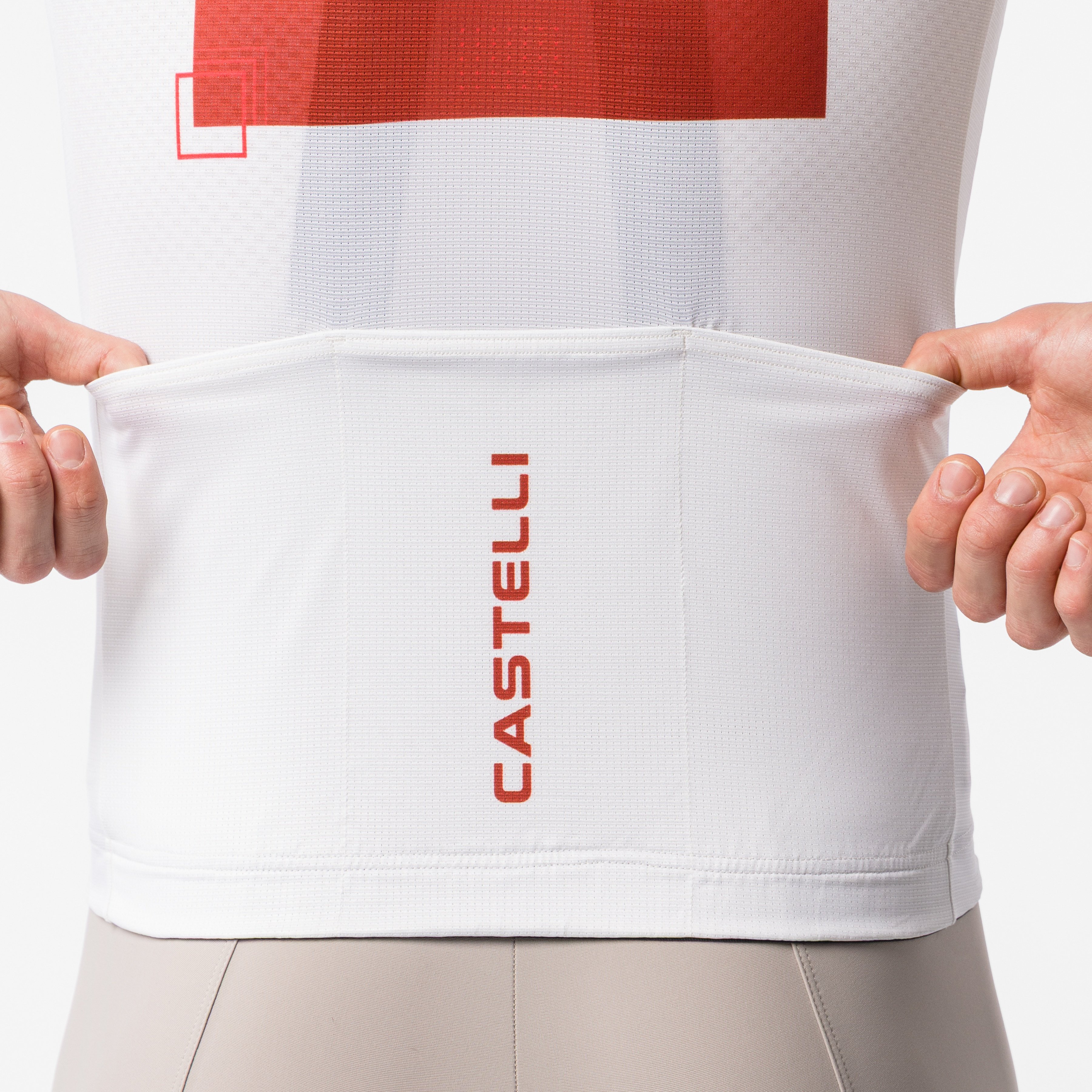 #giro109 rome jersey - chalk/red ochre - castelli