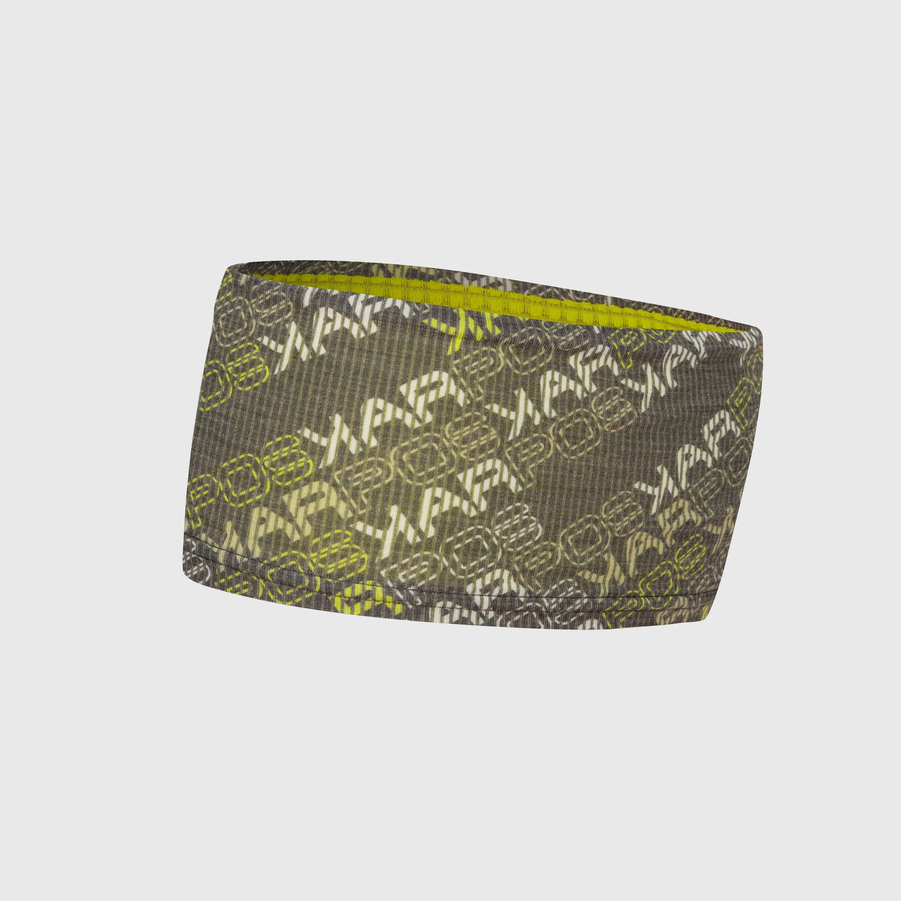Coppolo merino headband - black/dark citron/tea - karpos