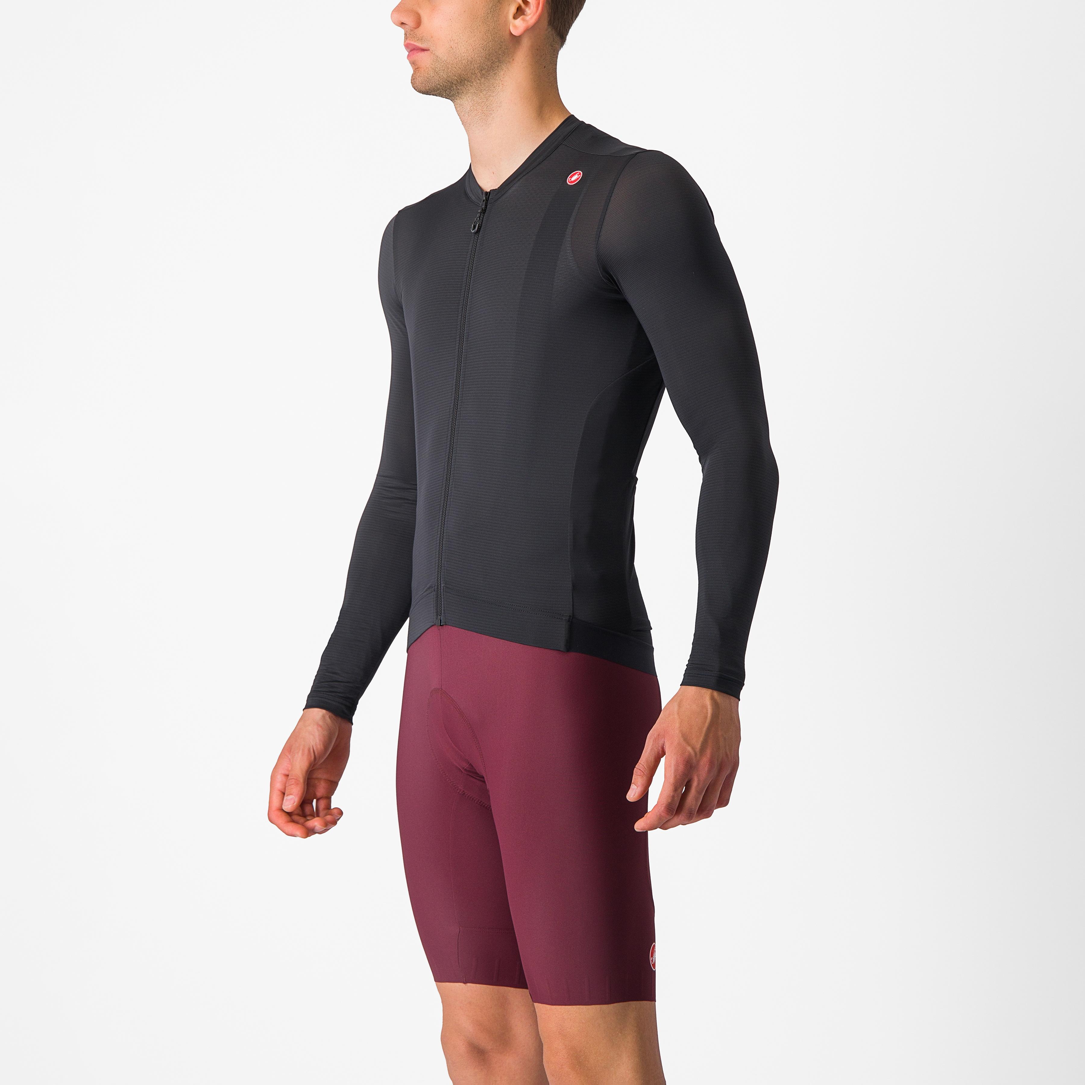 Espresso ls jersey - light black/dark gray - castelli