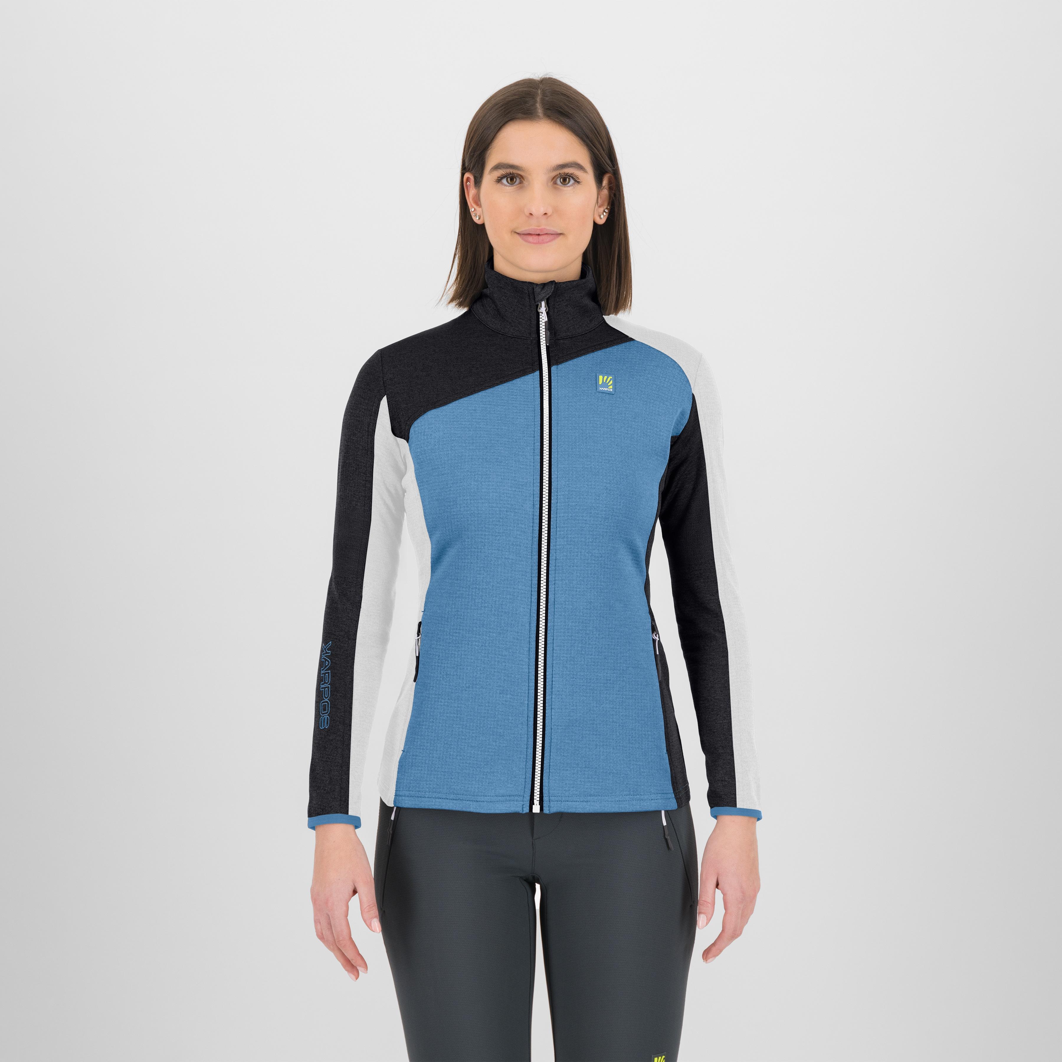 Federa full-zip w fleece - jasper/black/br.white - karpos