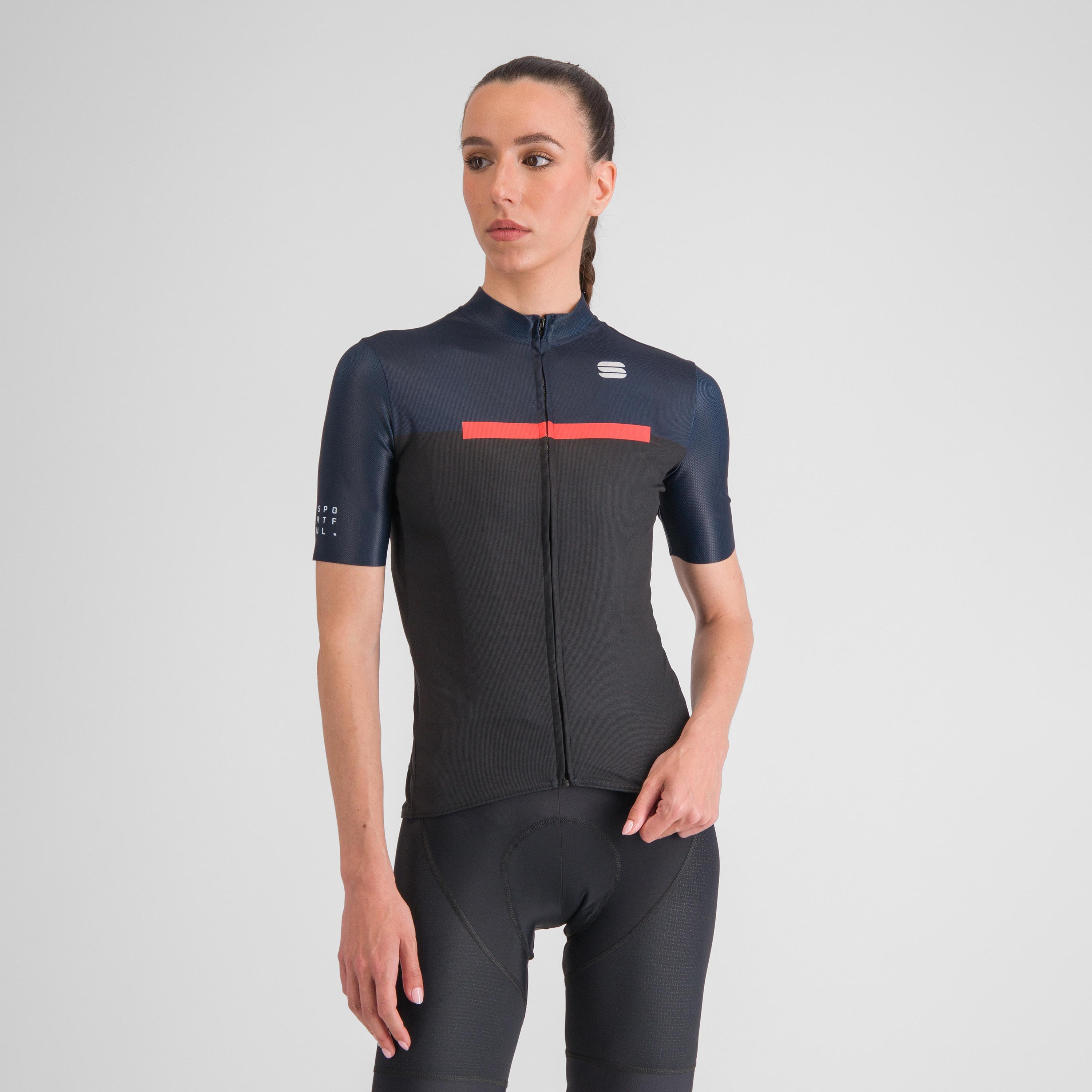 Pista w jersey - black galaxy blue - sportful