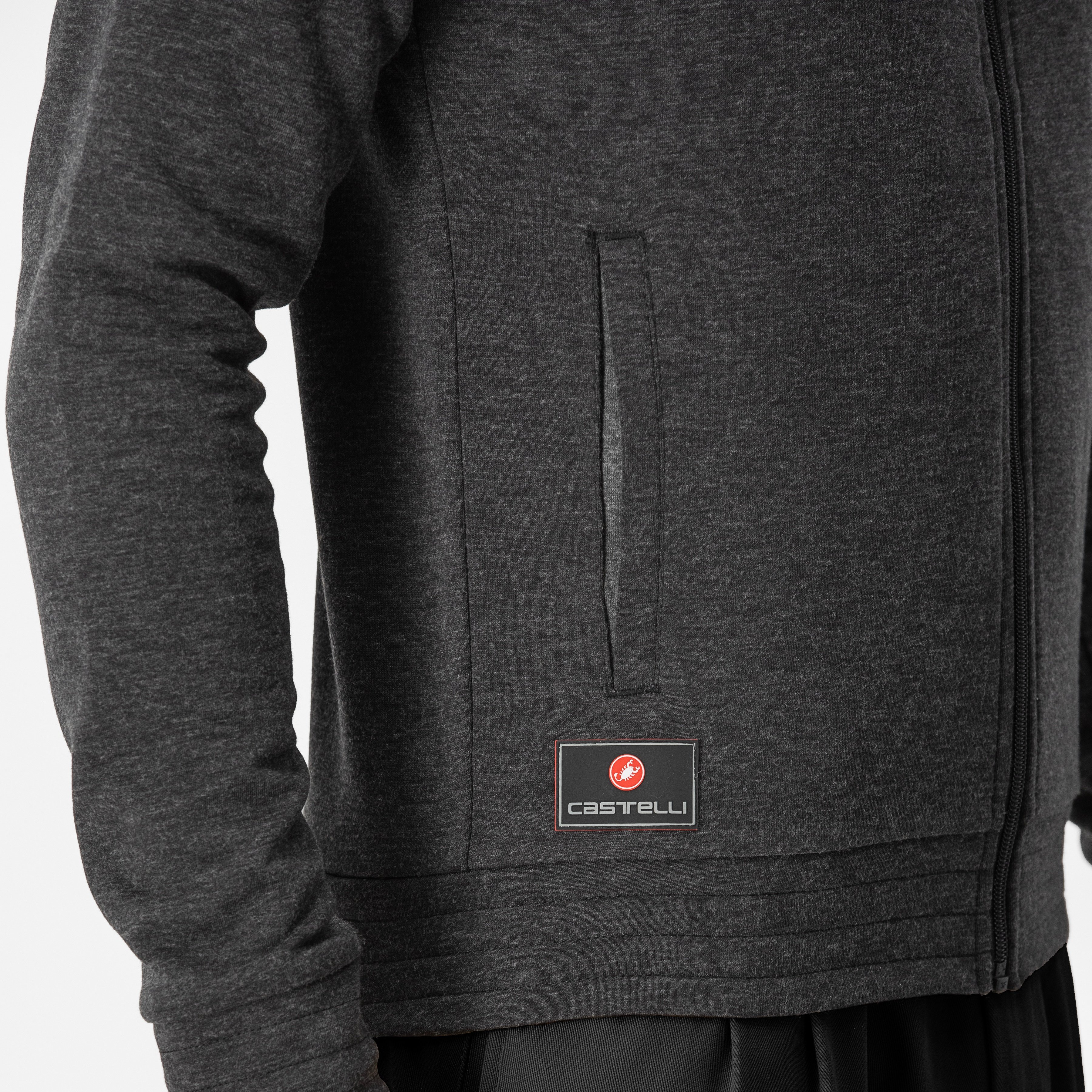 Vigorelli track jacket - dark gray - castelli