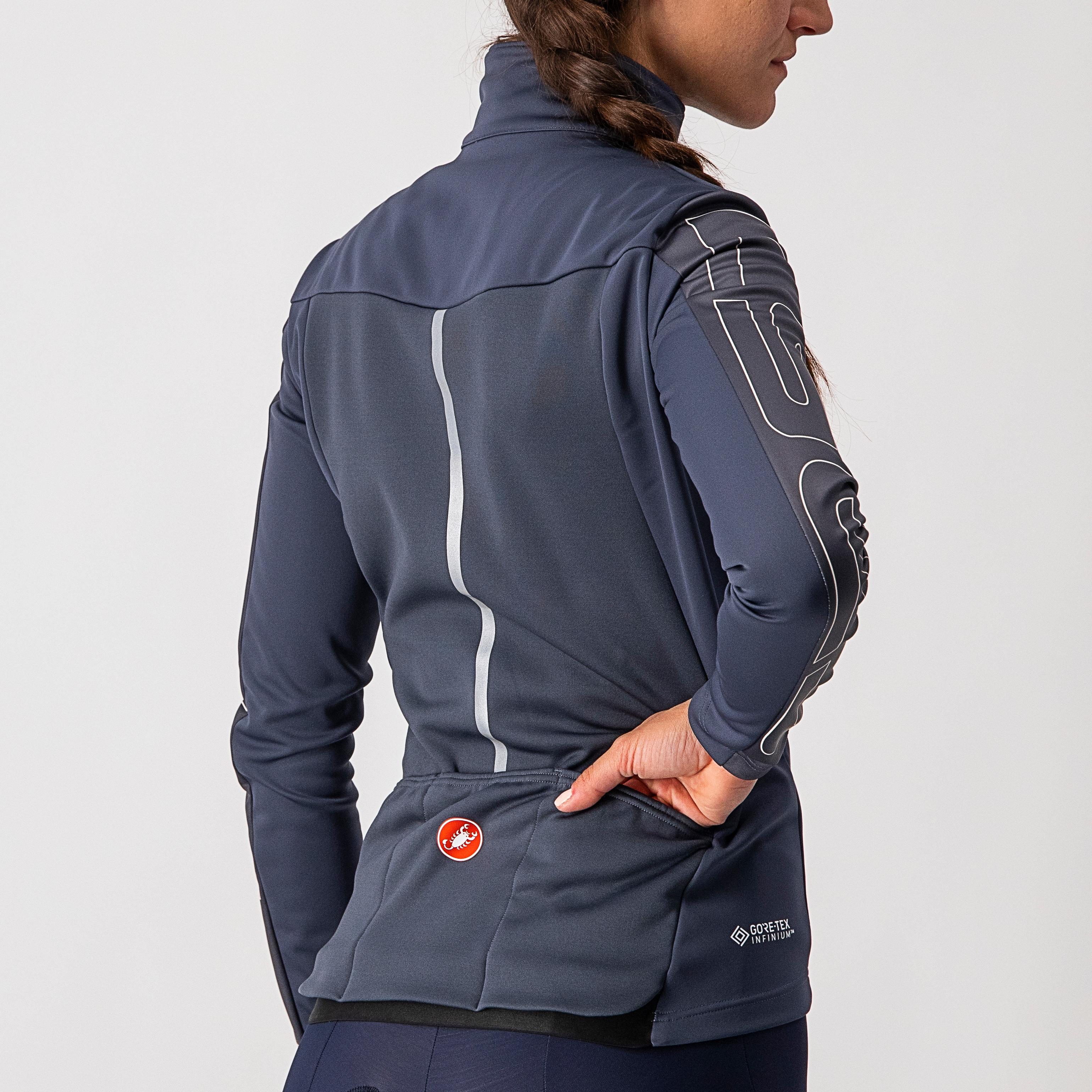 Transition w jacket - dark steel blue/soft pink - castelli