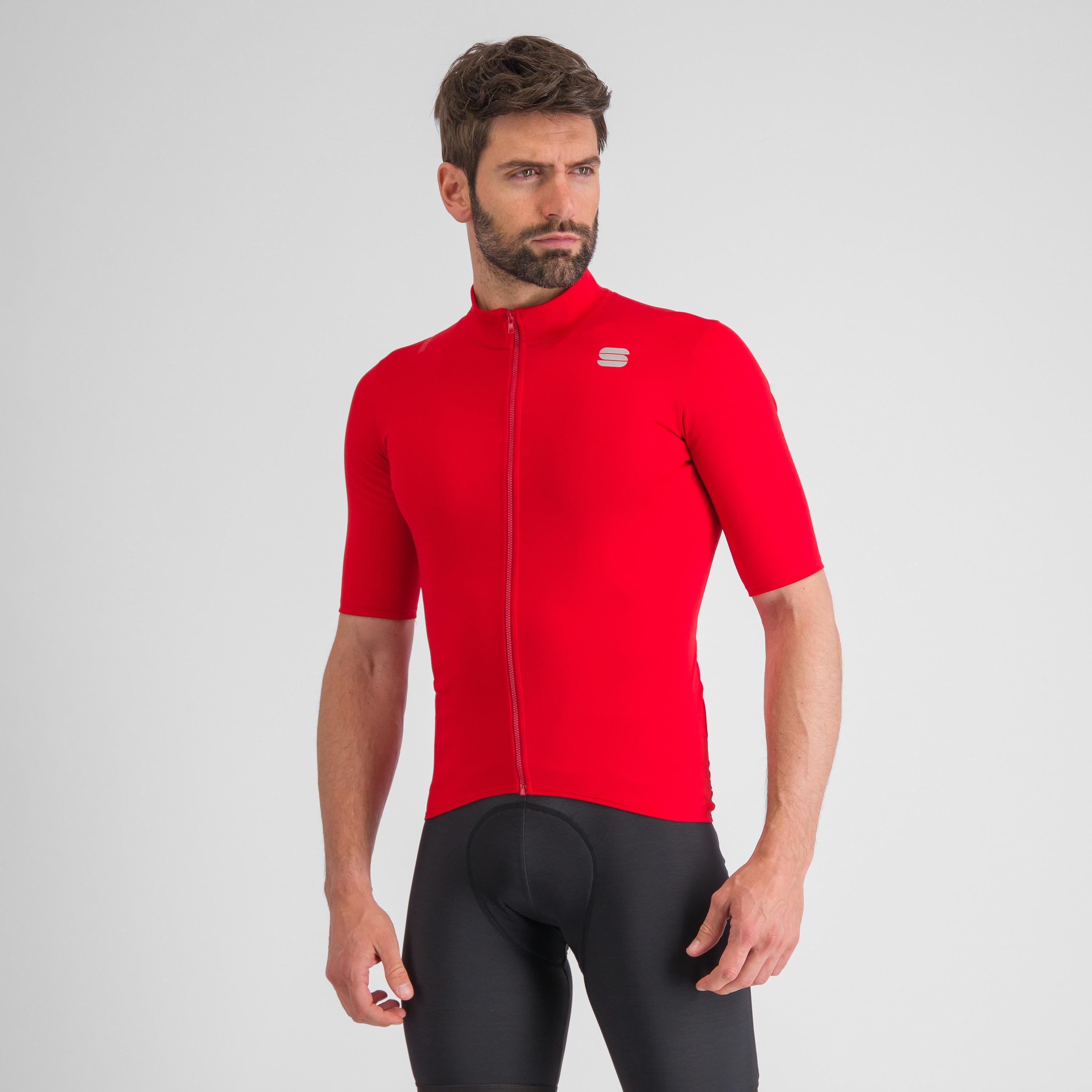 Fiandre light  short sleeve jacket - tango red - sportful