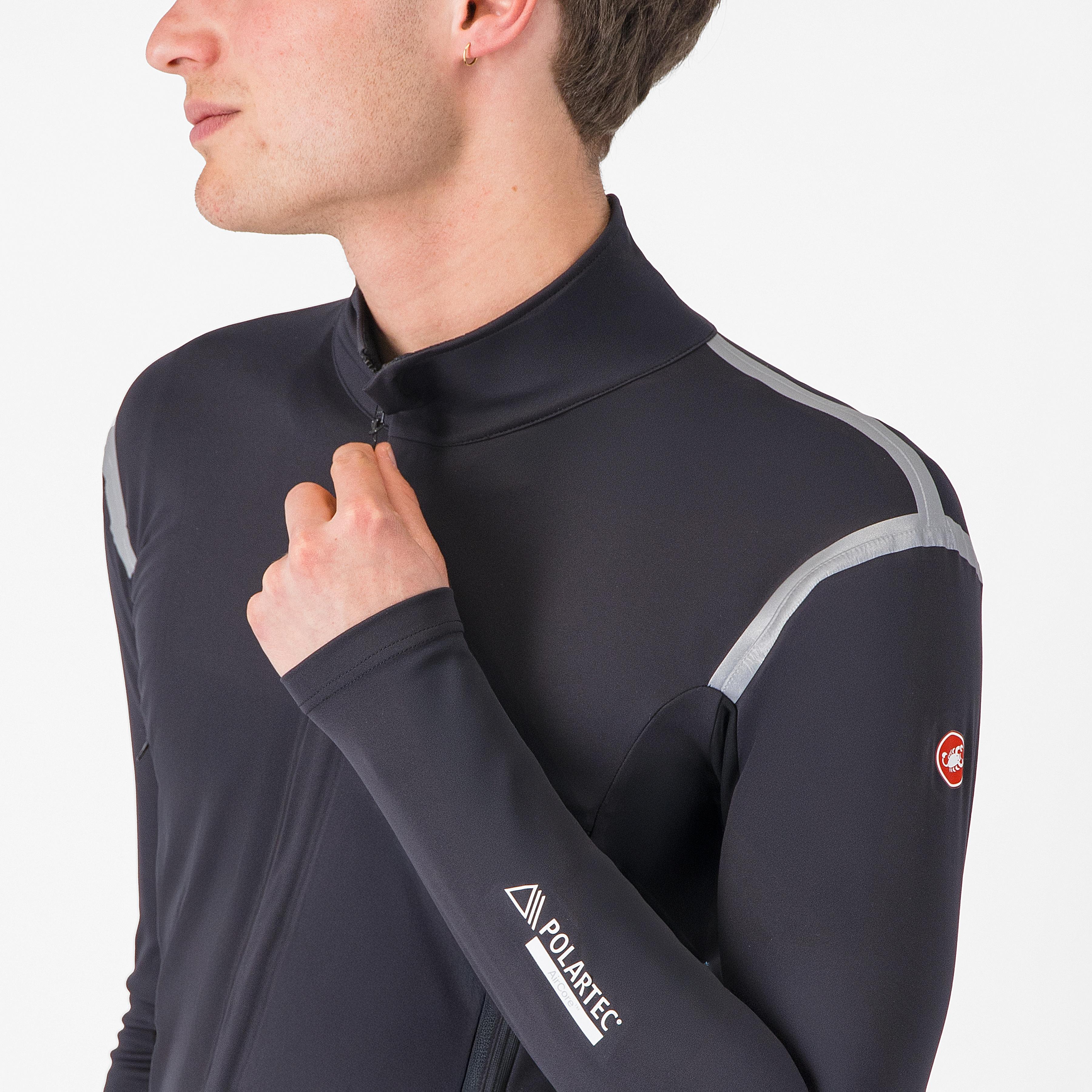 Perfetto ros 3 jacket - light black/silver reflex - castelli