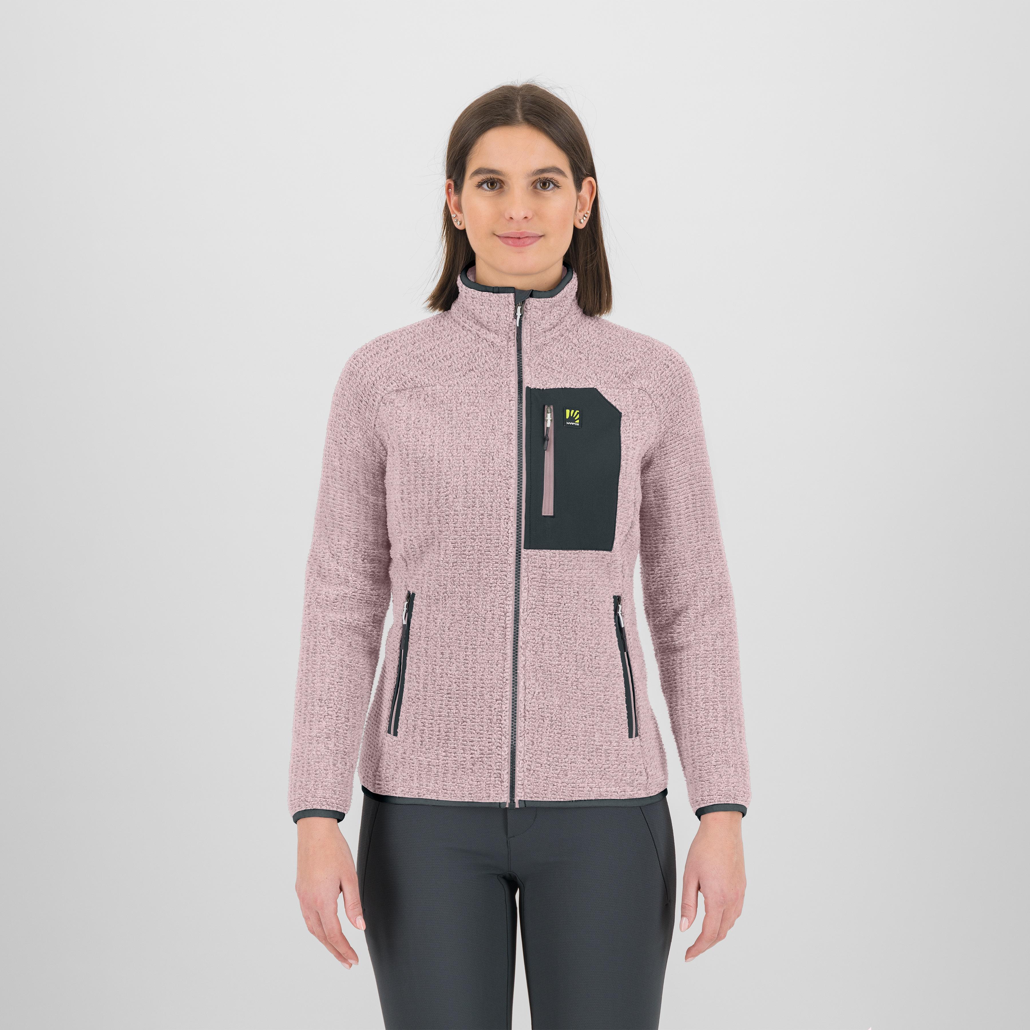 Rocchetta evo w fleece - lilac/woodl.gray - karpos