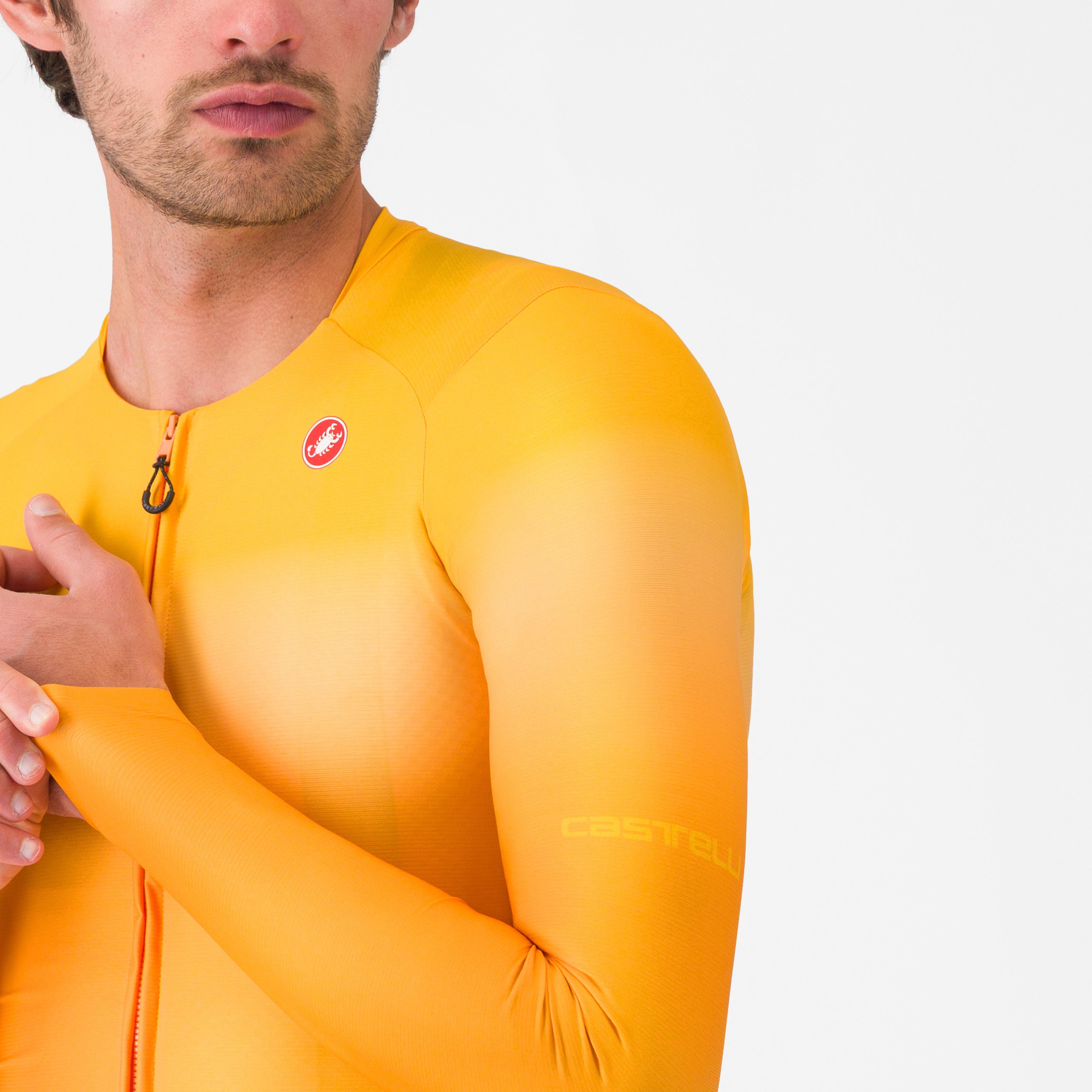 Upf long sleeve jersey - vivid orange - castelli