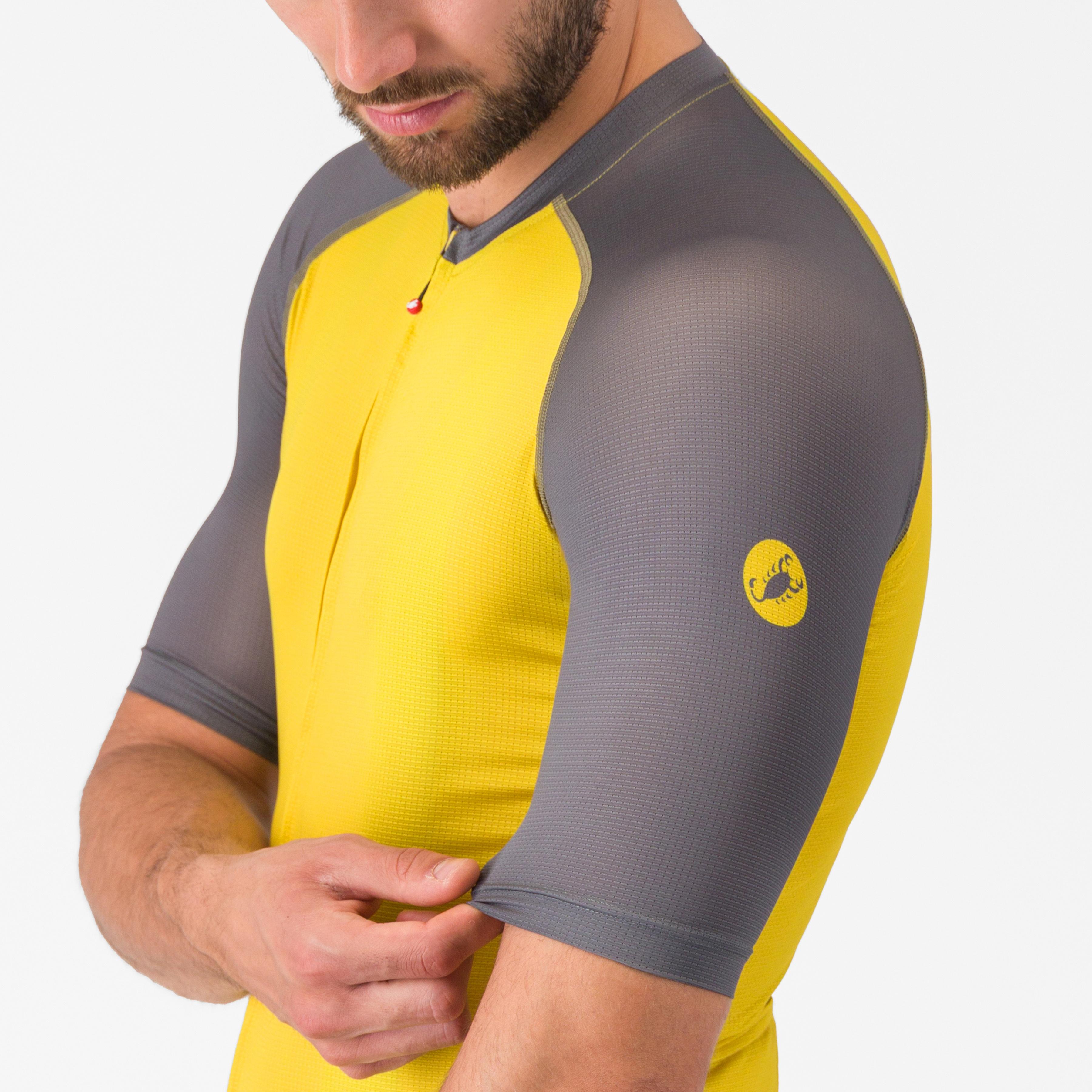 Unlimited endurance 3 jersey - mango mojito/smoky gray-elmwoo - castelli