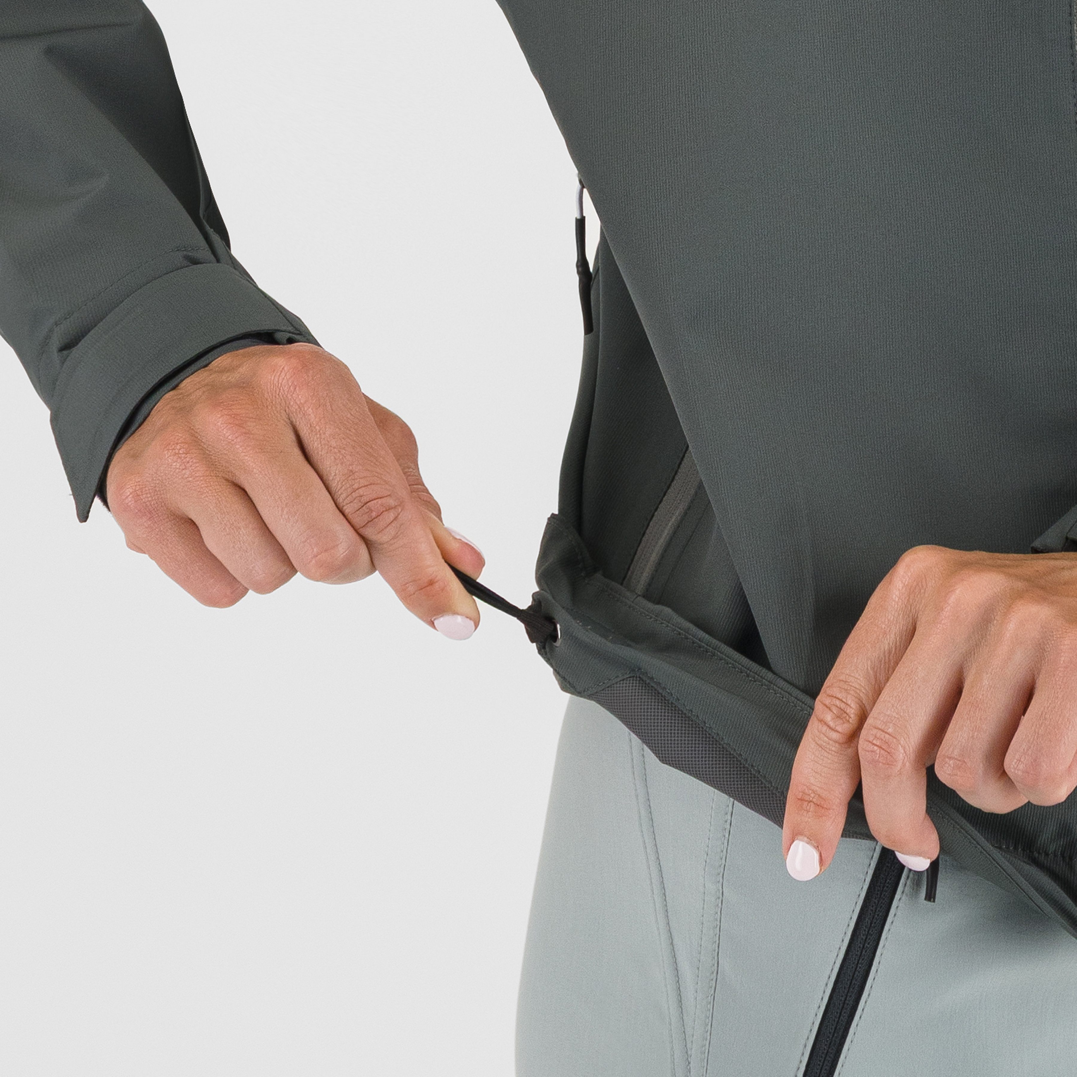Pluvia w jacket - castor gray - karpos