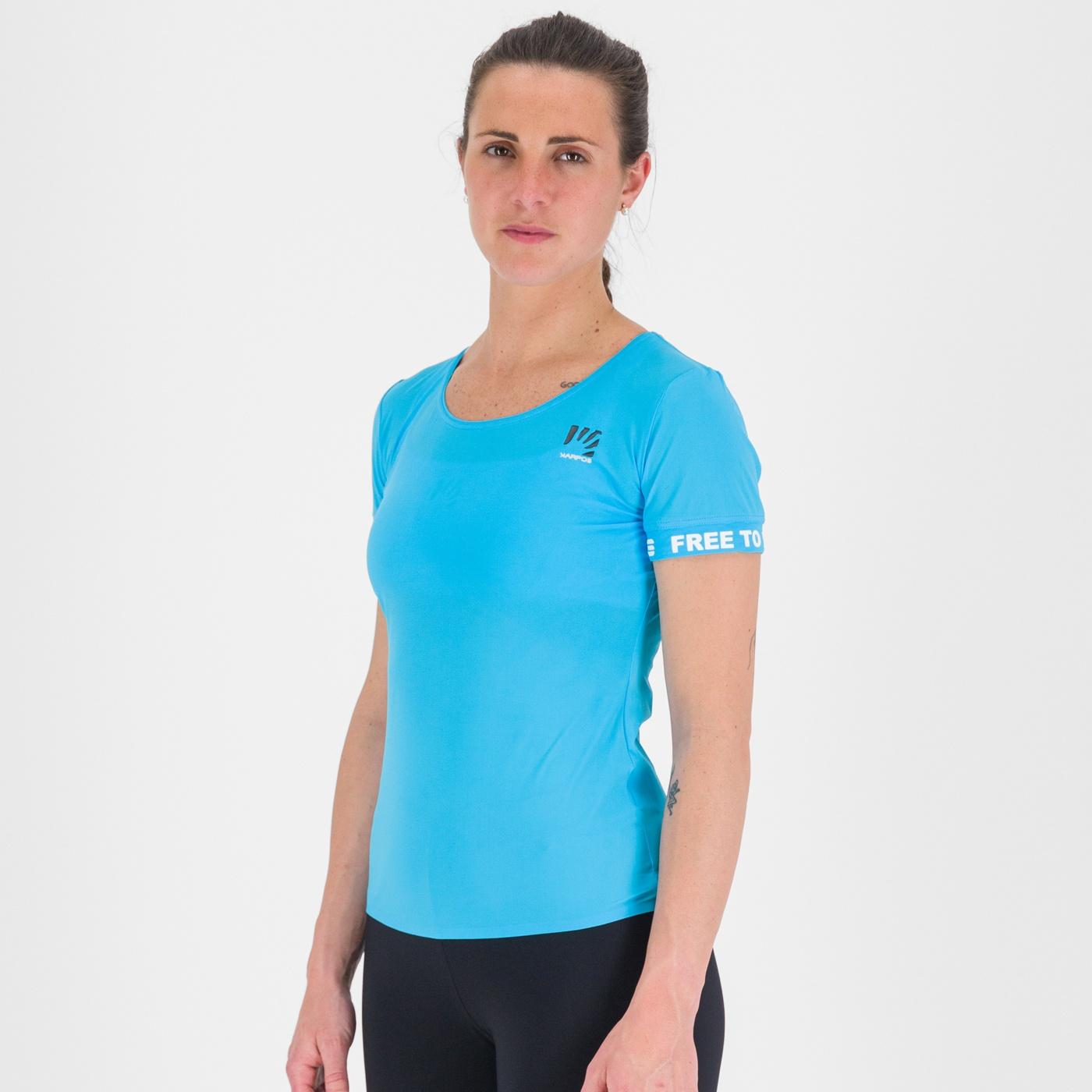 Easyfrizz w t-shirt - blue atoll - karpos