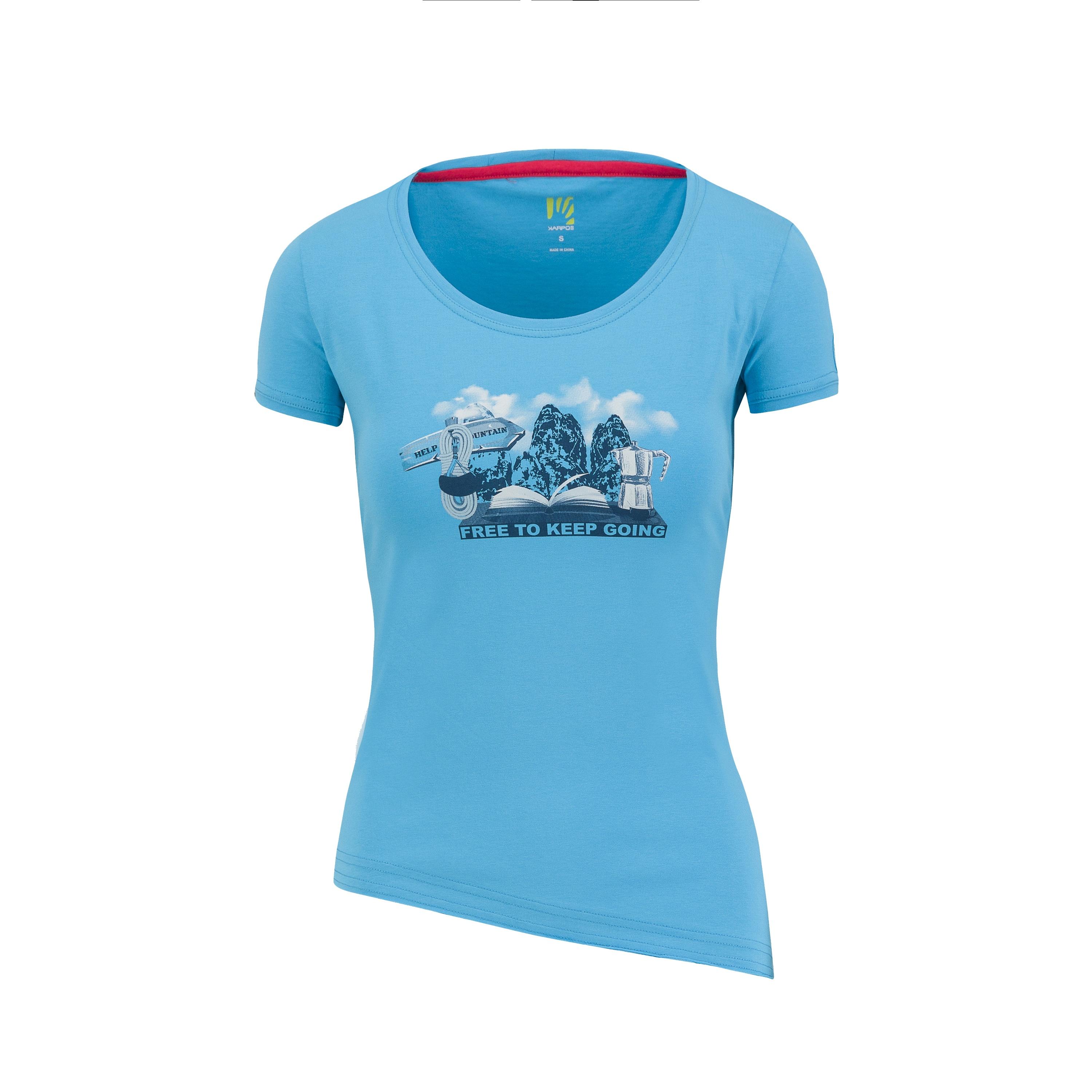 Anemone evo w t-shirt - blue atoll - karpos