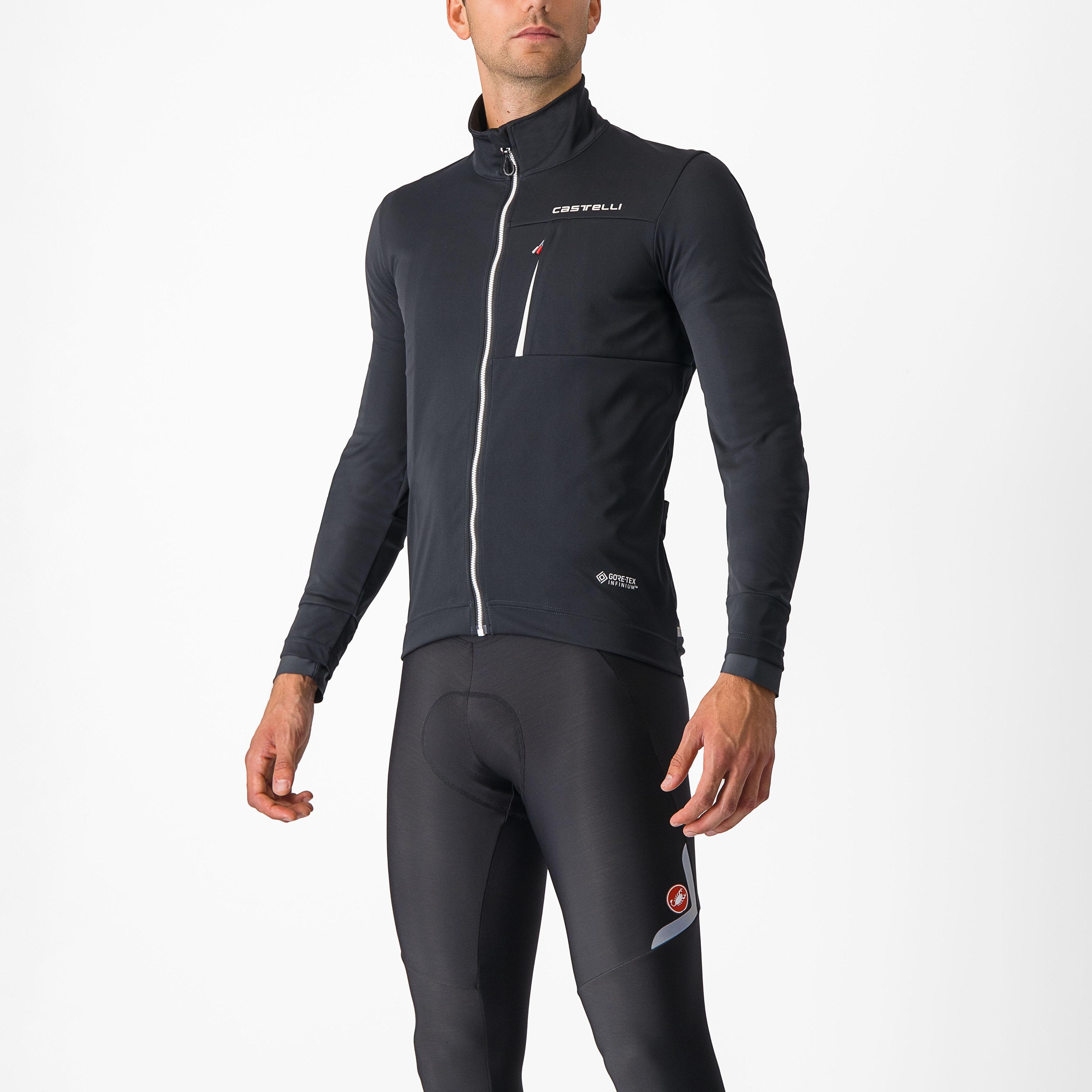 Go jacket - light black/white - castelli