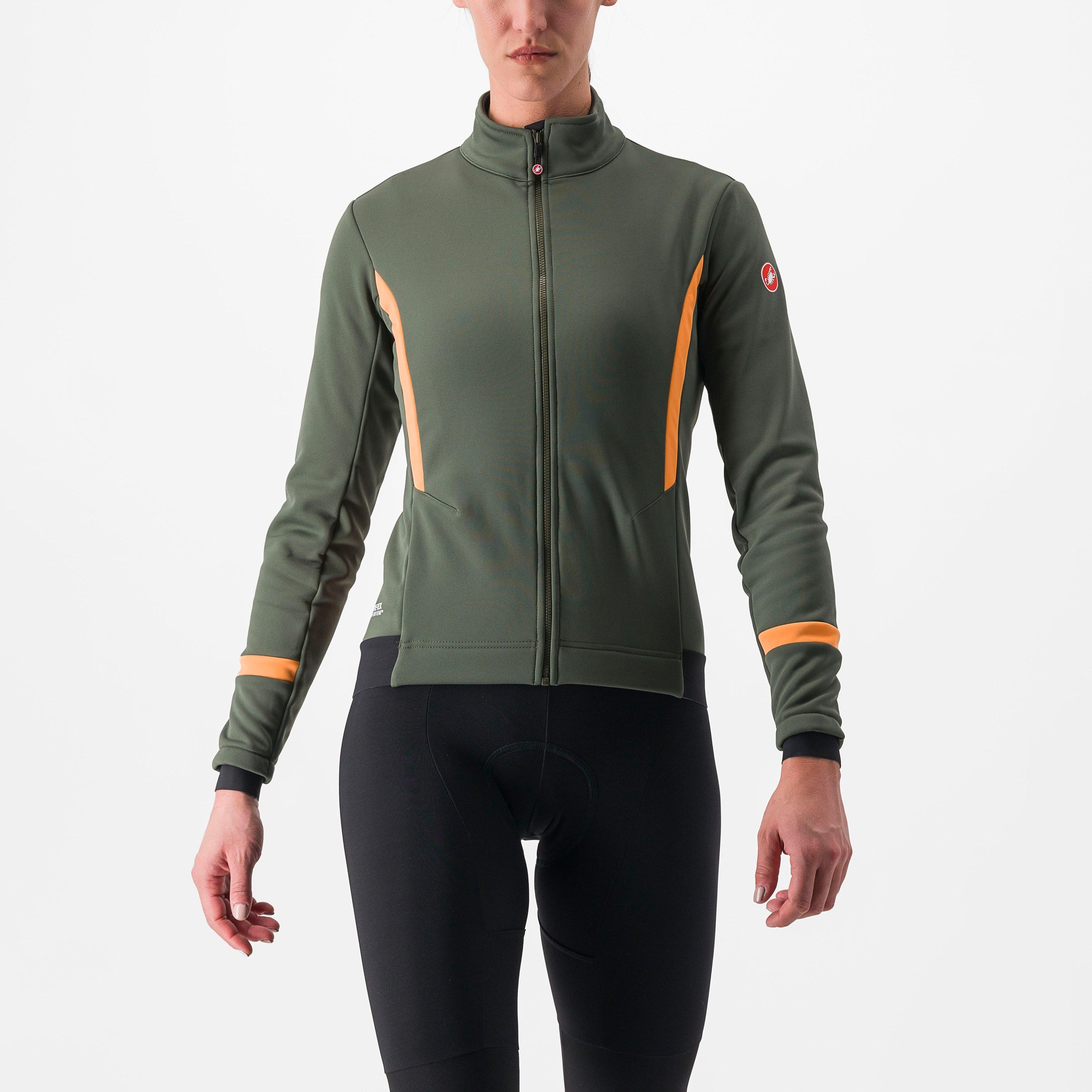 Dinamica 2 jacket - military green/melon - castelli