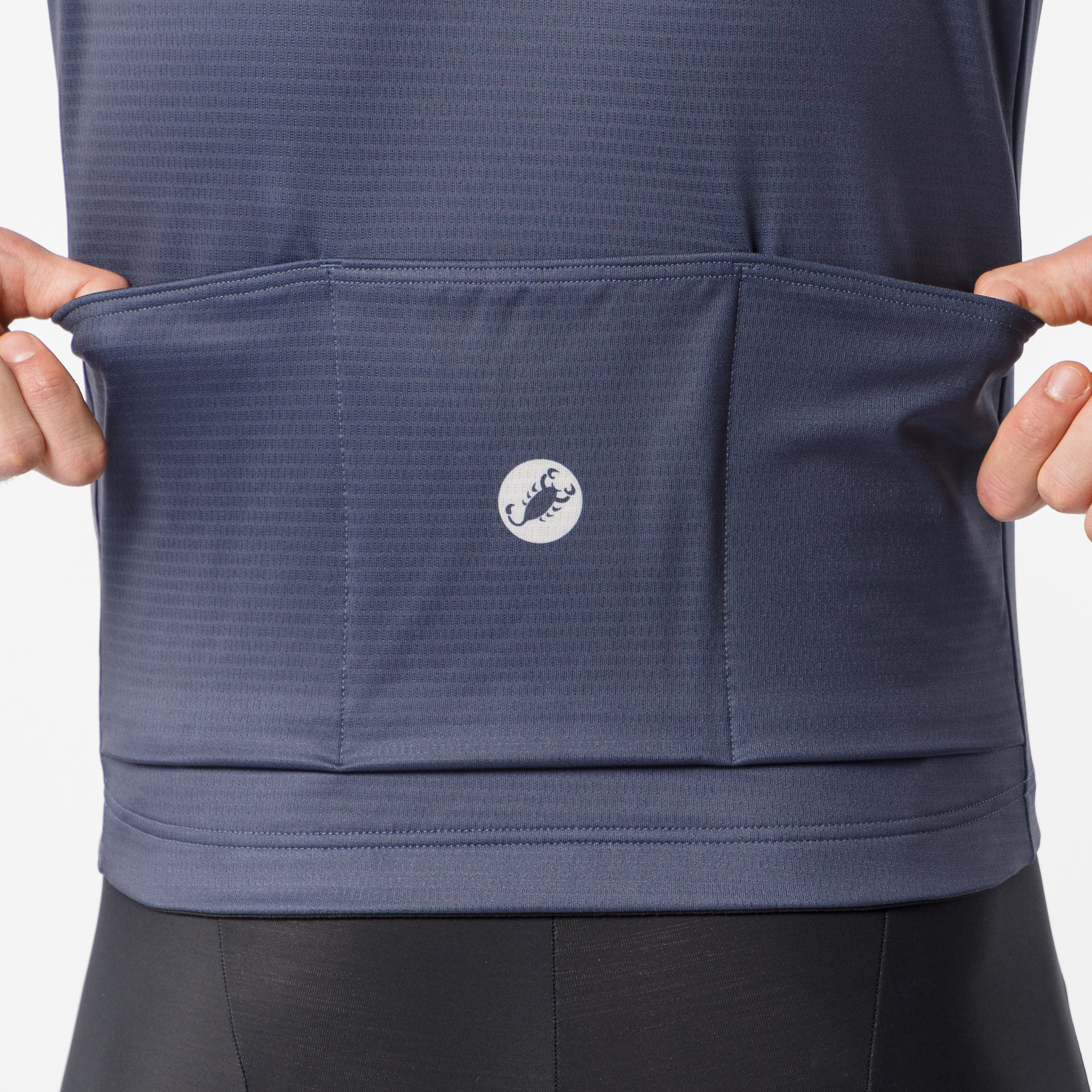 Quadro thermal jersey - twilight blue/silver moon - castelli