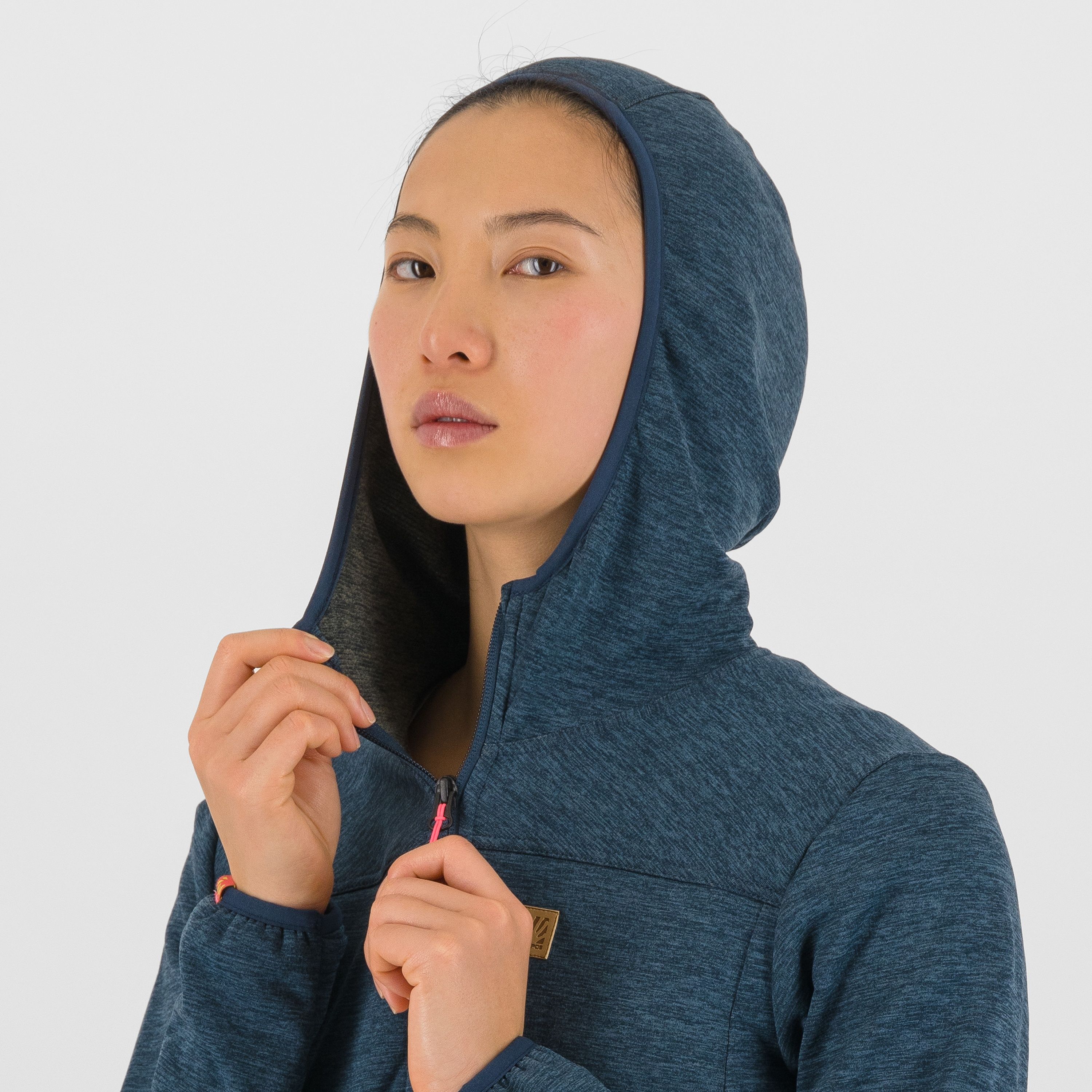 Scoiattolo w hoodie fleece - midnight navy - karpos