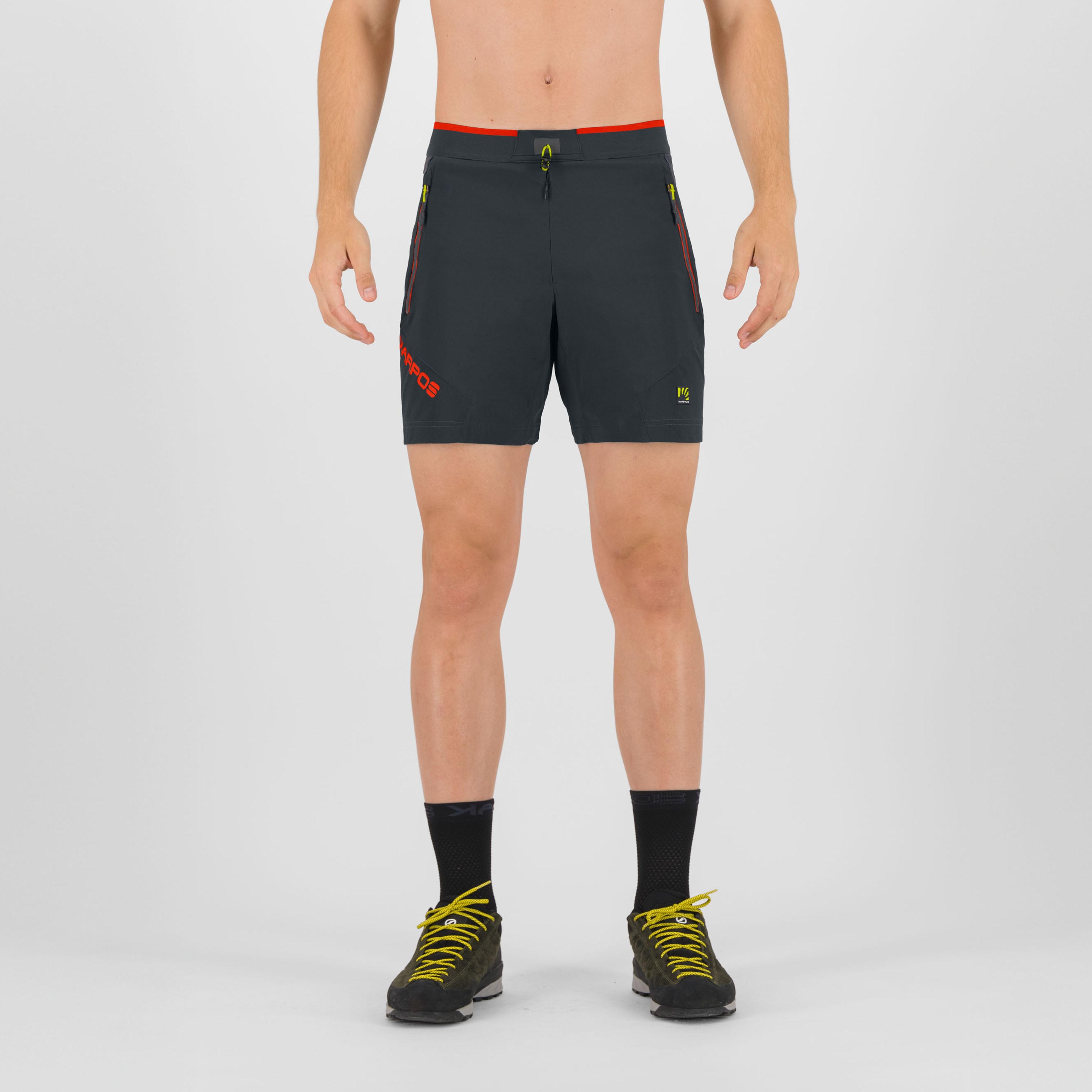 Rock evo shorts - woodl.gray/orange - karpos