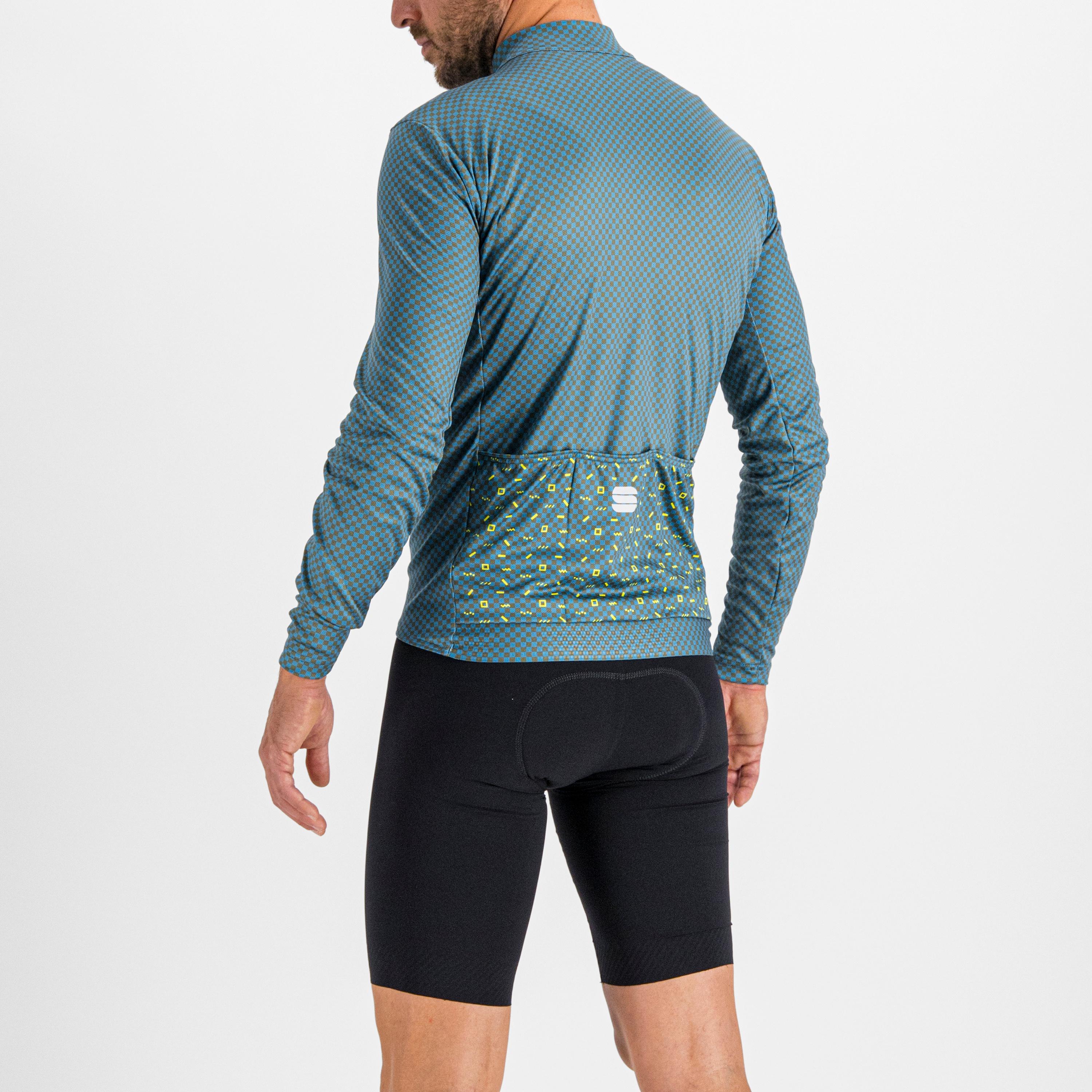 Checkmate thermal jersey - berry blue beetle cedar - sportful