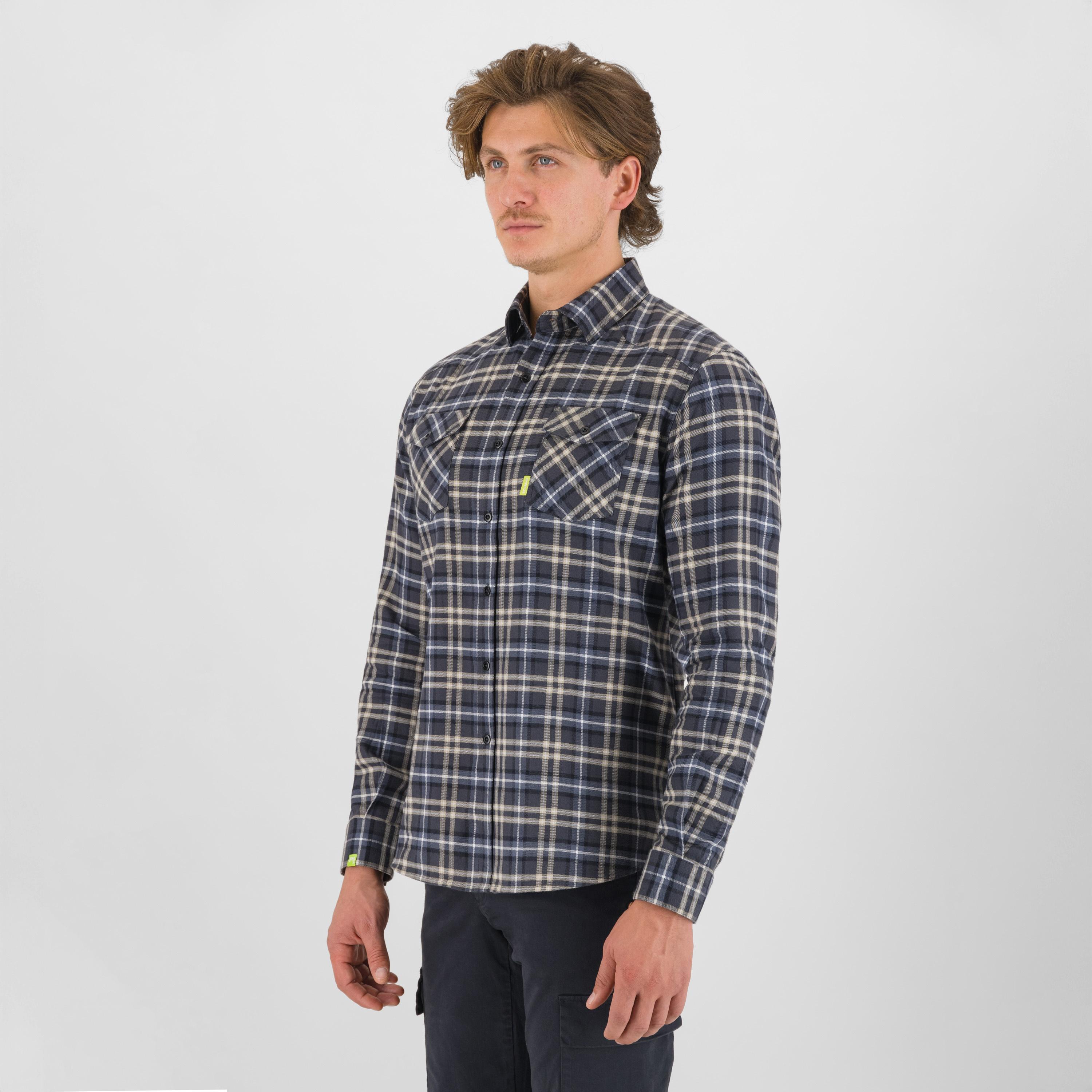 Martora winter shirt - woodl.gray/ombre blue - karpos
